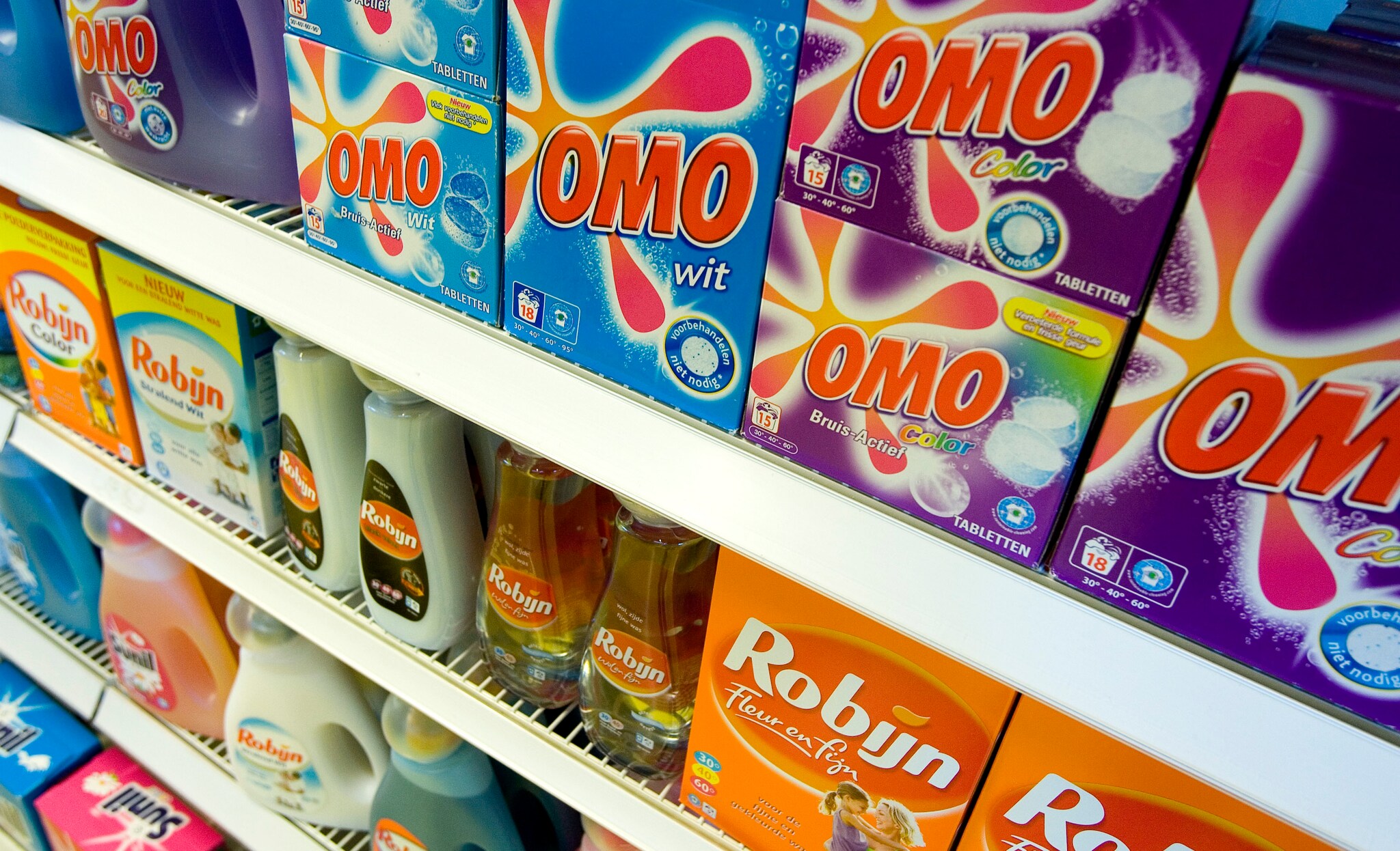 Producten van Unilever. Producten van Unilever. Foto: AD/Lex van Lieshout