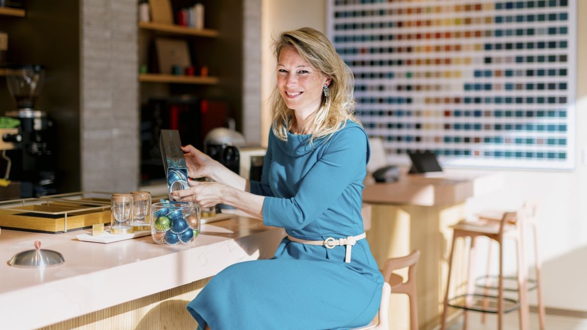 Kika Buhrmann, ceo van Nespresso Nederland. Kika Buhrmann, CEO van Nespresso Nederland. Foto: Nespresso.