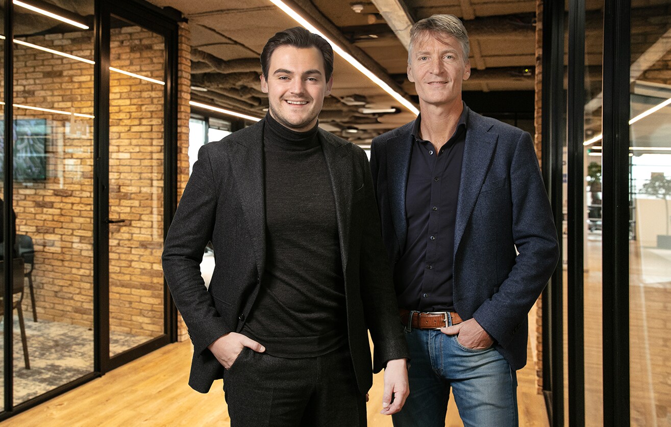 Pieter Westerhuis en Lars Freriks van Trustoo Trustoo