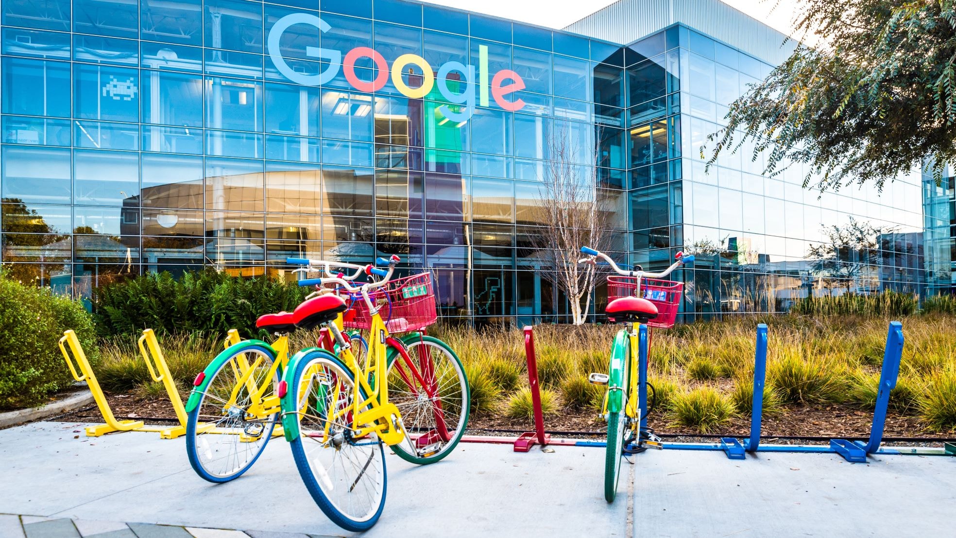 Het Google-hoofdkantoor in Silicon Valley. Shutterstock
