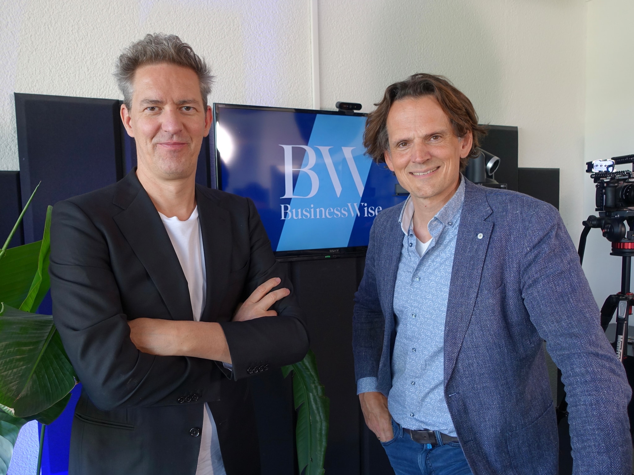 Victor Knaap (links) met Gerben van Driel Desny Brügemann