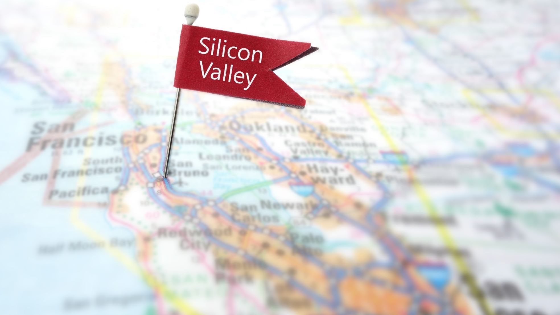 Daar ligt het dus: Silicon Valley. Shutterstock