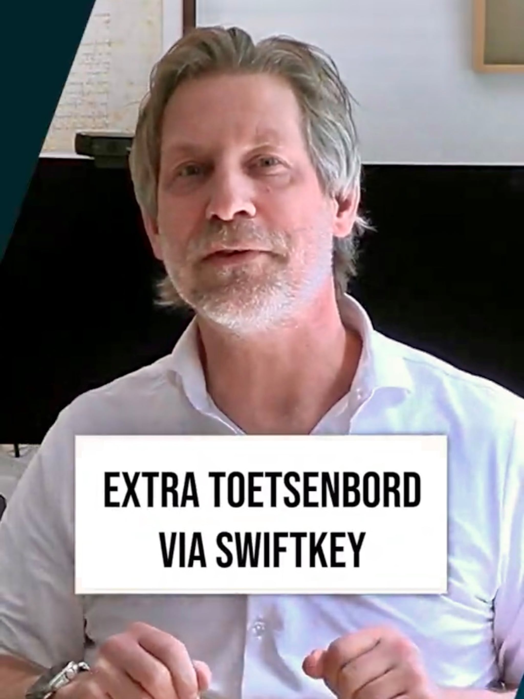 digitaal fitter een extra toetsenbord via swiftkey