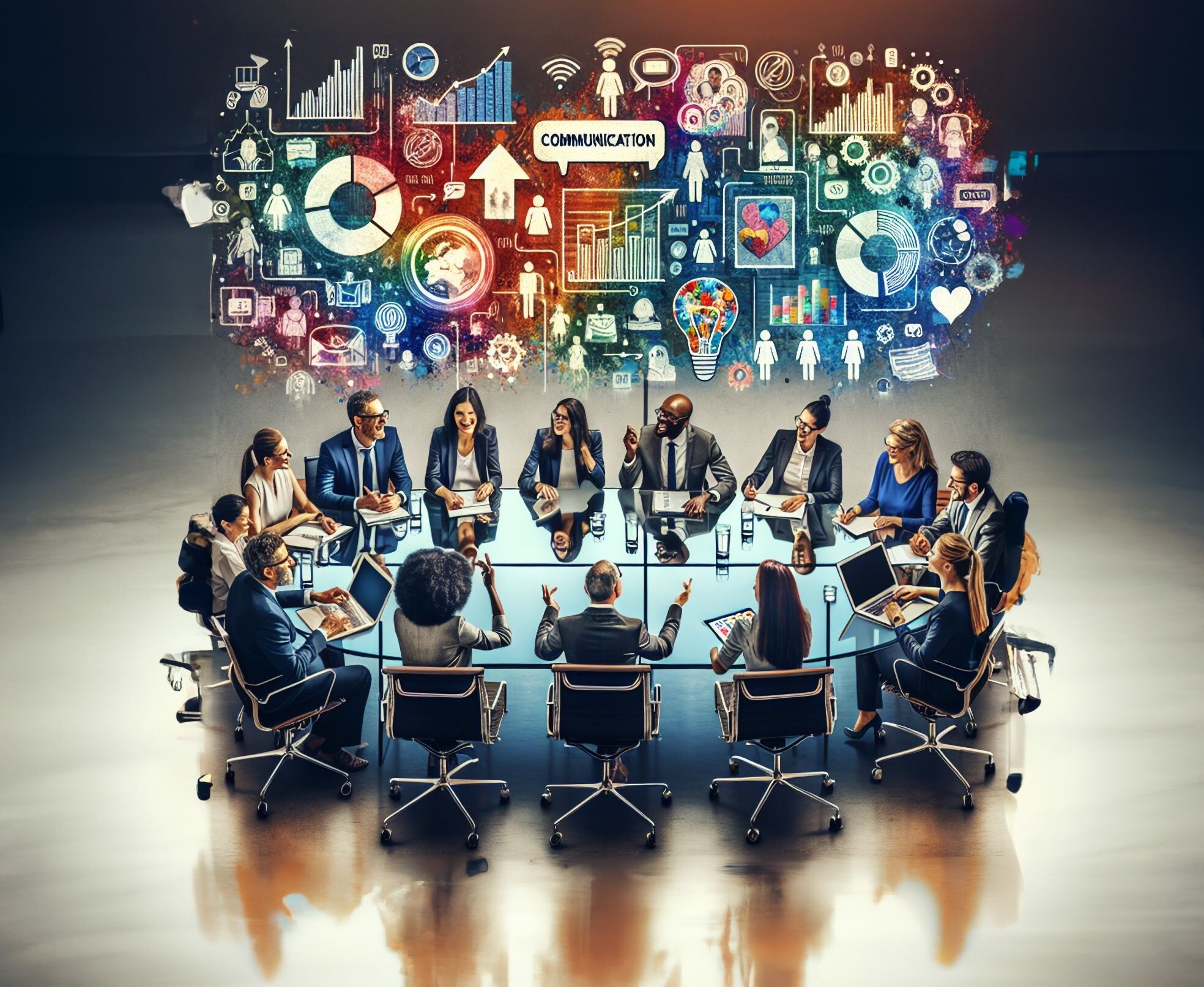 Communicatie op de werkvloer. Shutterstock