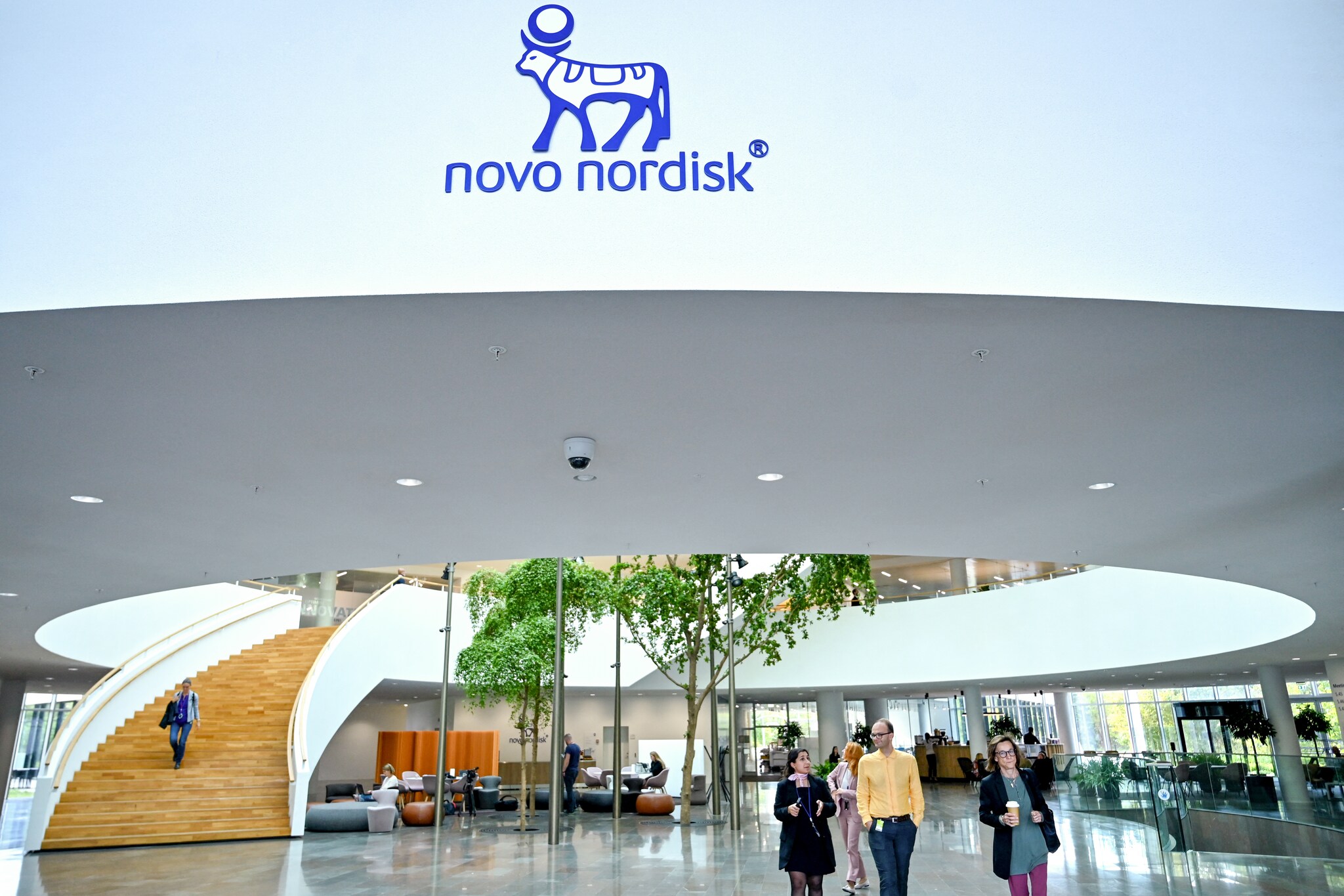 Het hoofdkantoor van Novo Nordisk staat vlakbij Kopenhagen in Bagsvaerd. ANP / AFP