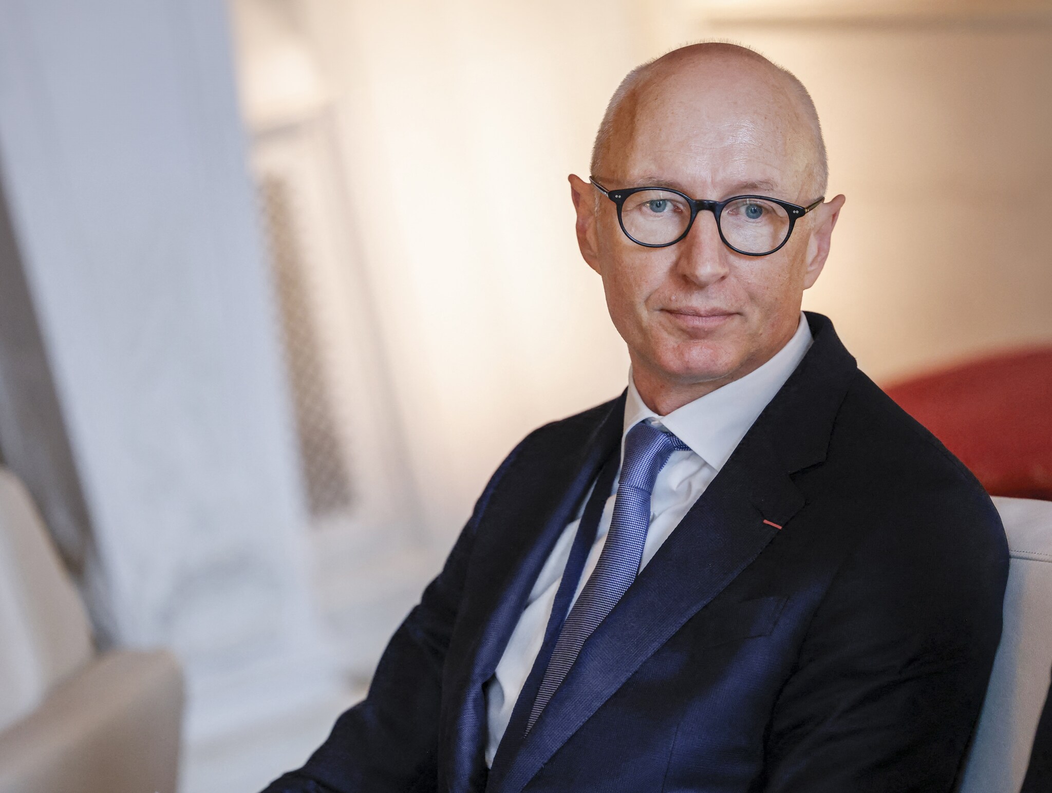 Lars Fruergaard Jørgensen is de topman van Novo Nordisk. ANP / AFP
