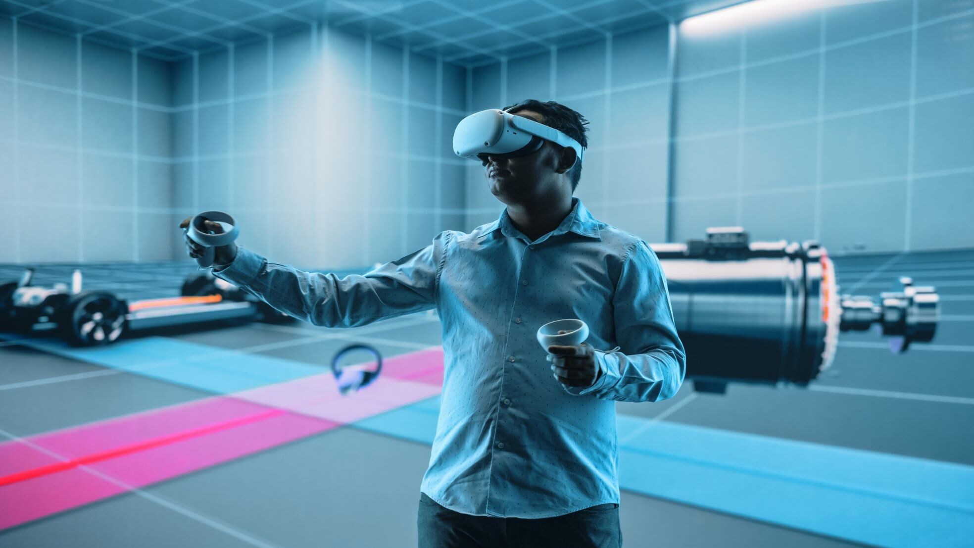 Virtual Reality in de automotive industrie. Shutterstock