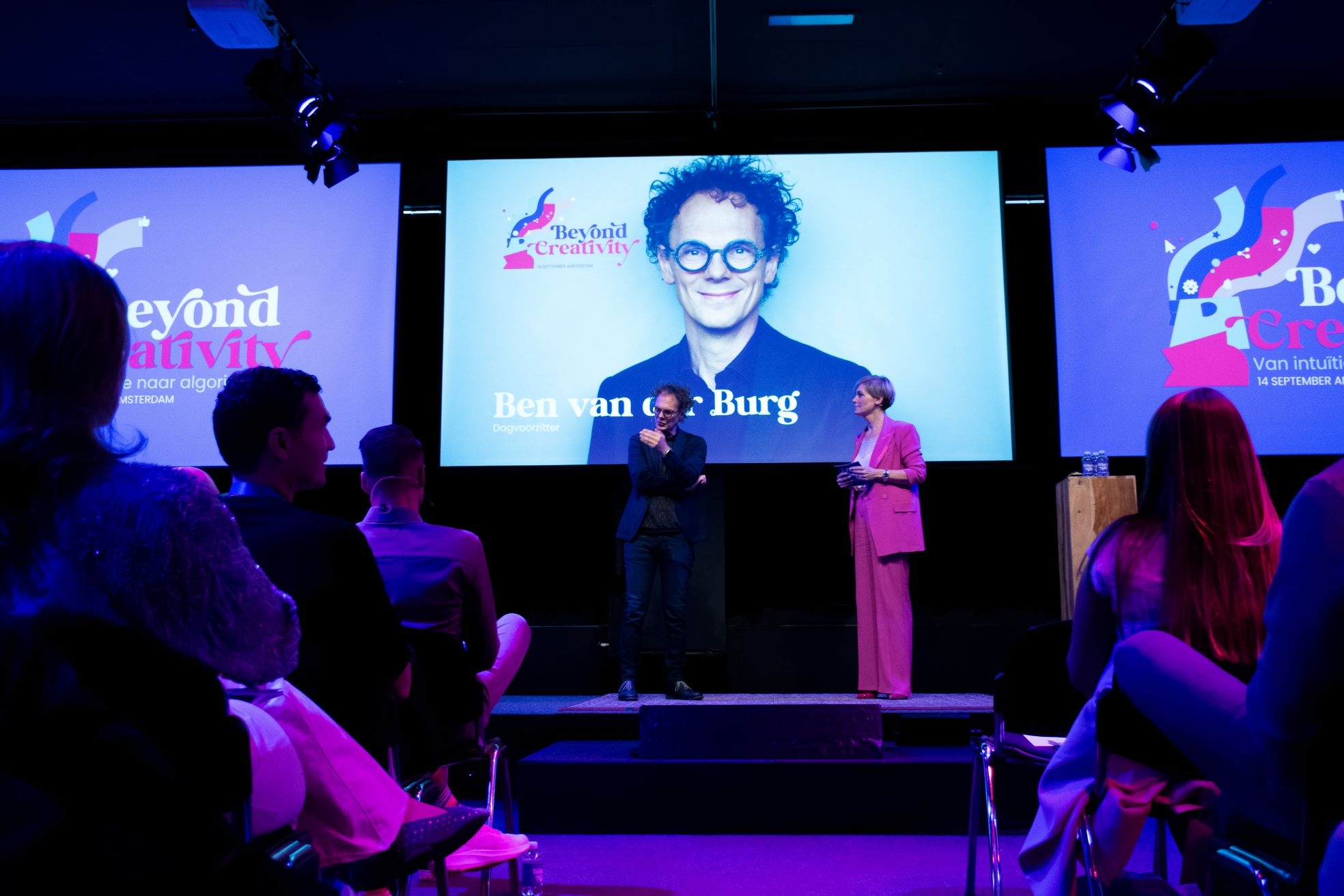 Tijdens het event Beyond Creativity spreken diverse experts. Today's Milk