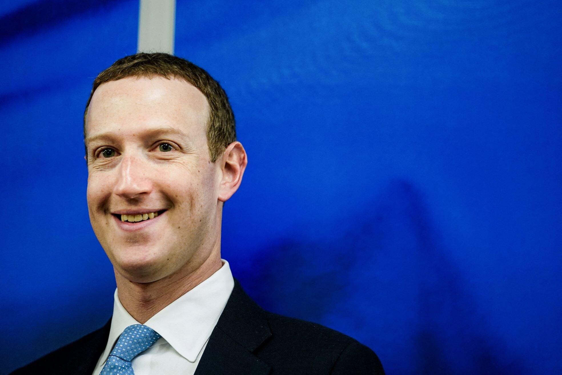 De nerdy, old school Mark Zuckerberg in 2020. Foto: ANP/AFP