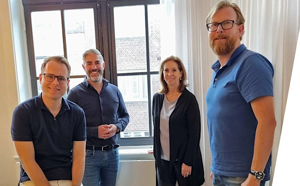 Guus Verbeek, Alex Wächtler, Annemarie van Gaal en Christian Renshof (vlnr) hebben de krachten gebundeld voor het platform Able. Able | Guus Verbeek, Alex Wächtler, Annemarie van Gaal en Christian Renshof (v.l.n.r) hebben de krachten gebundeld voor het platform Able.
