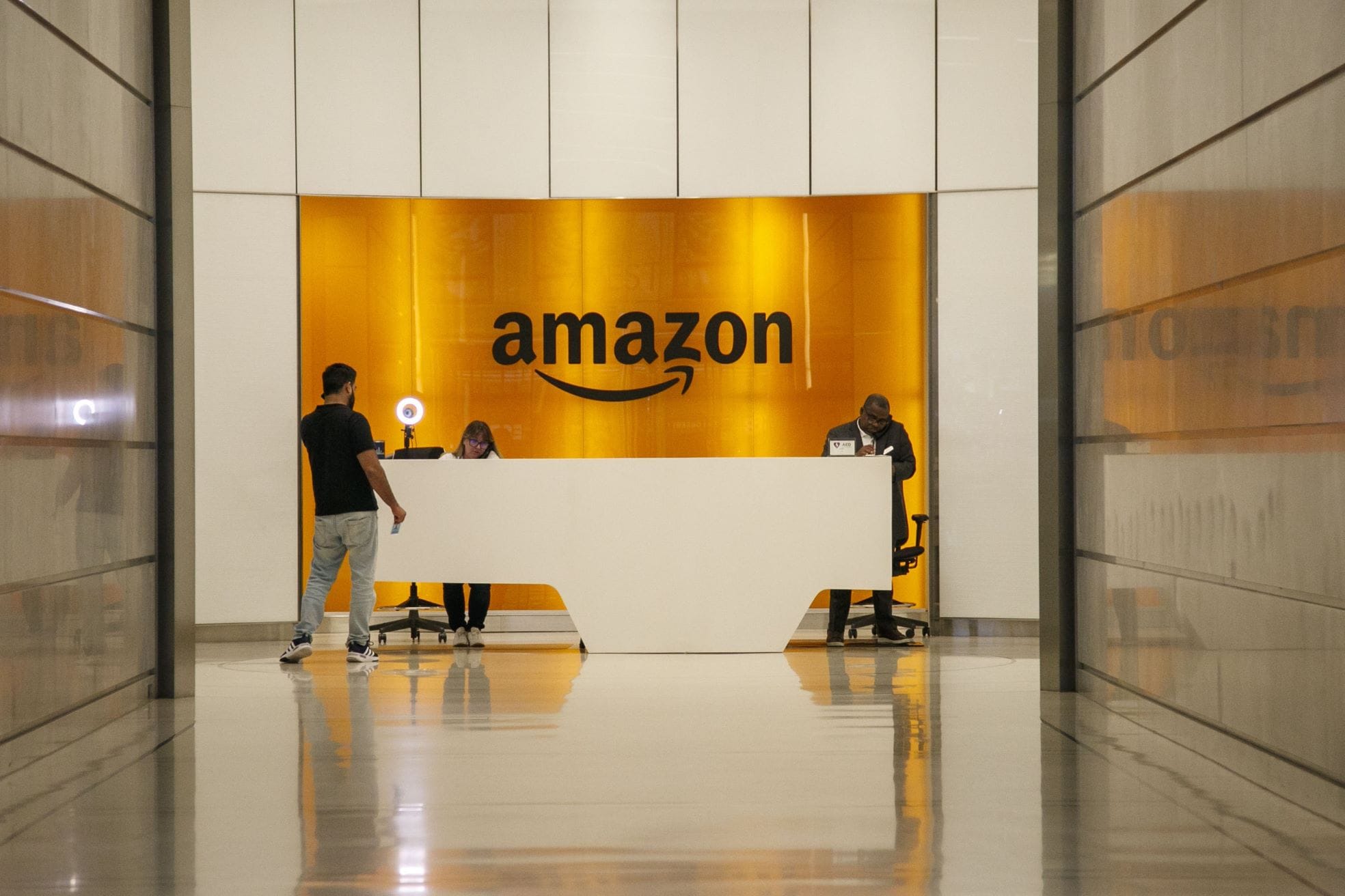 Het Amazon-hoofdkantoor in New York. Foto: EPA/ANP