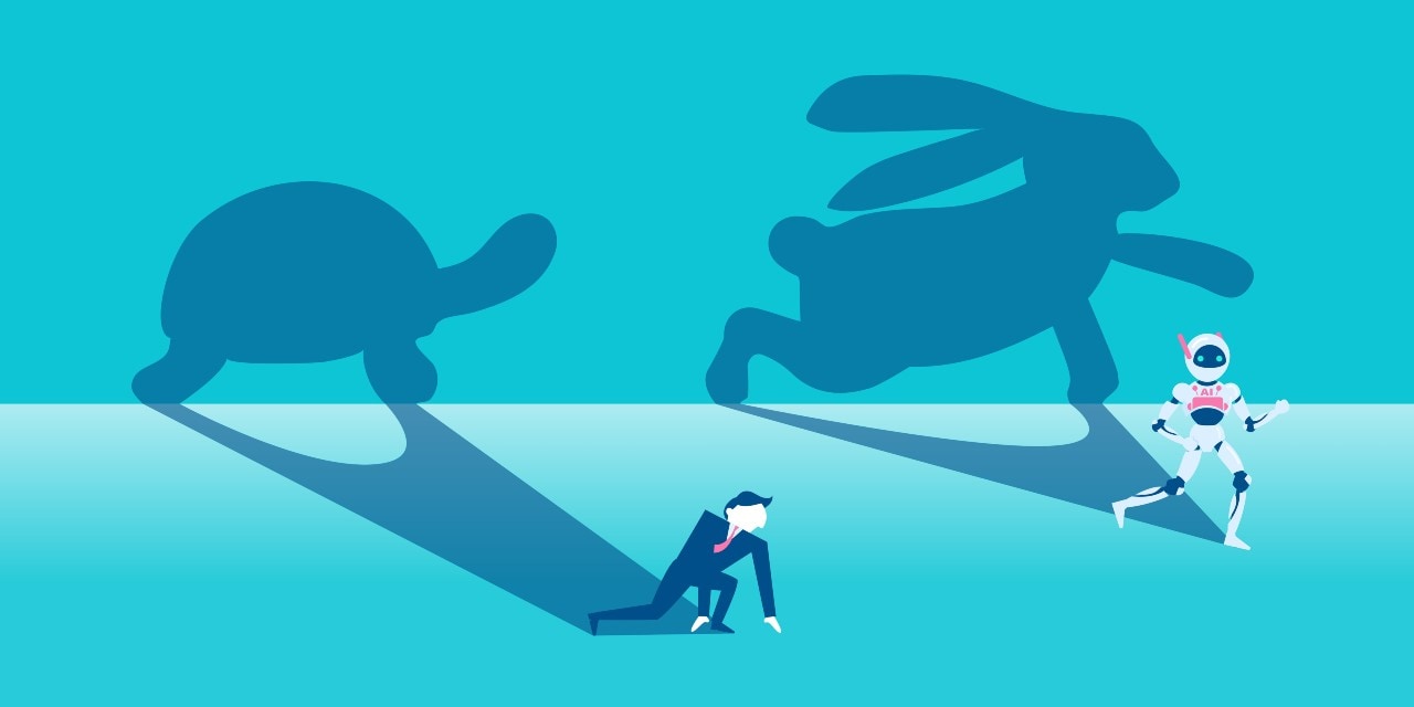 AI-race: sneller, beter of sneller en beter? Afbeelding: Shutterstock