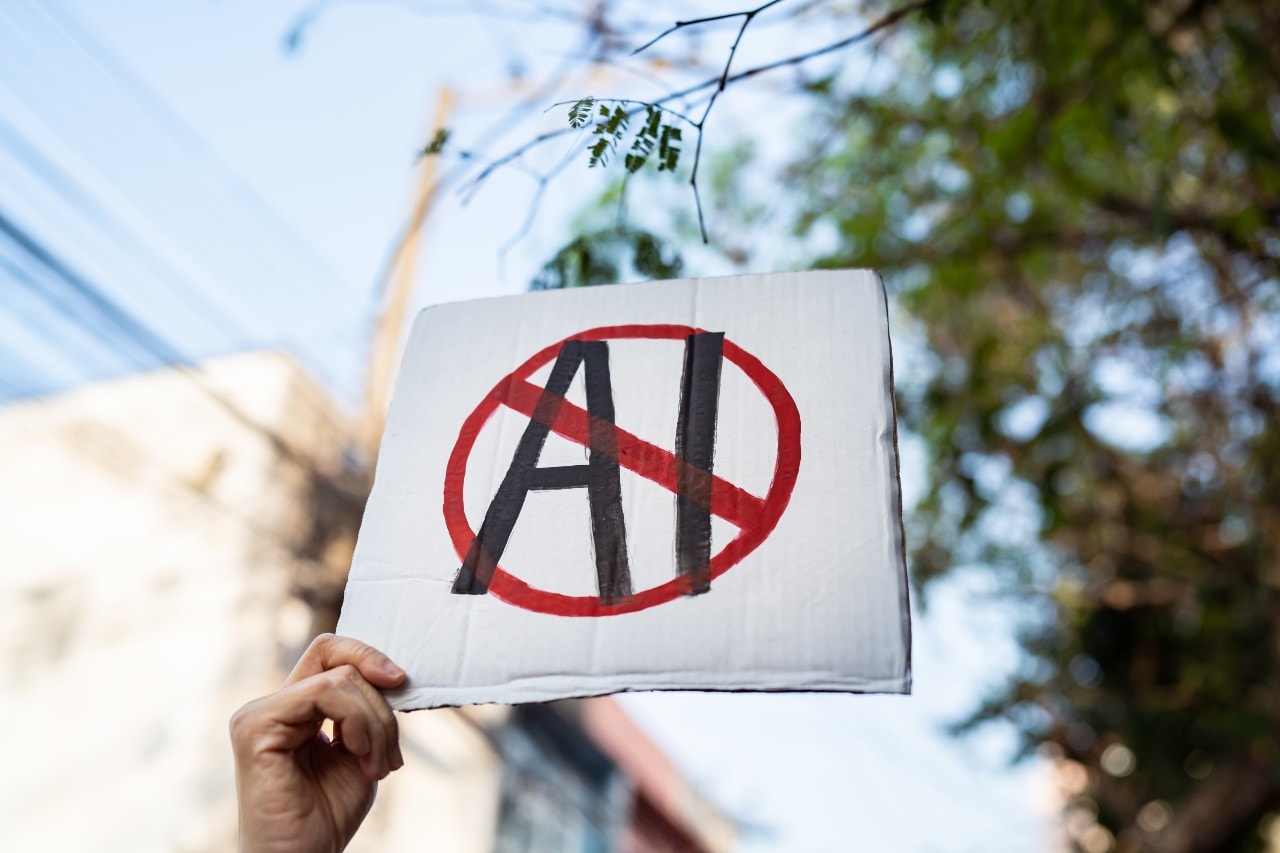 Is er een anti AI-lobby gaande? Foto: Shutterstock