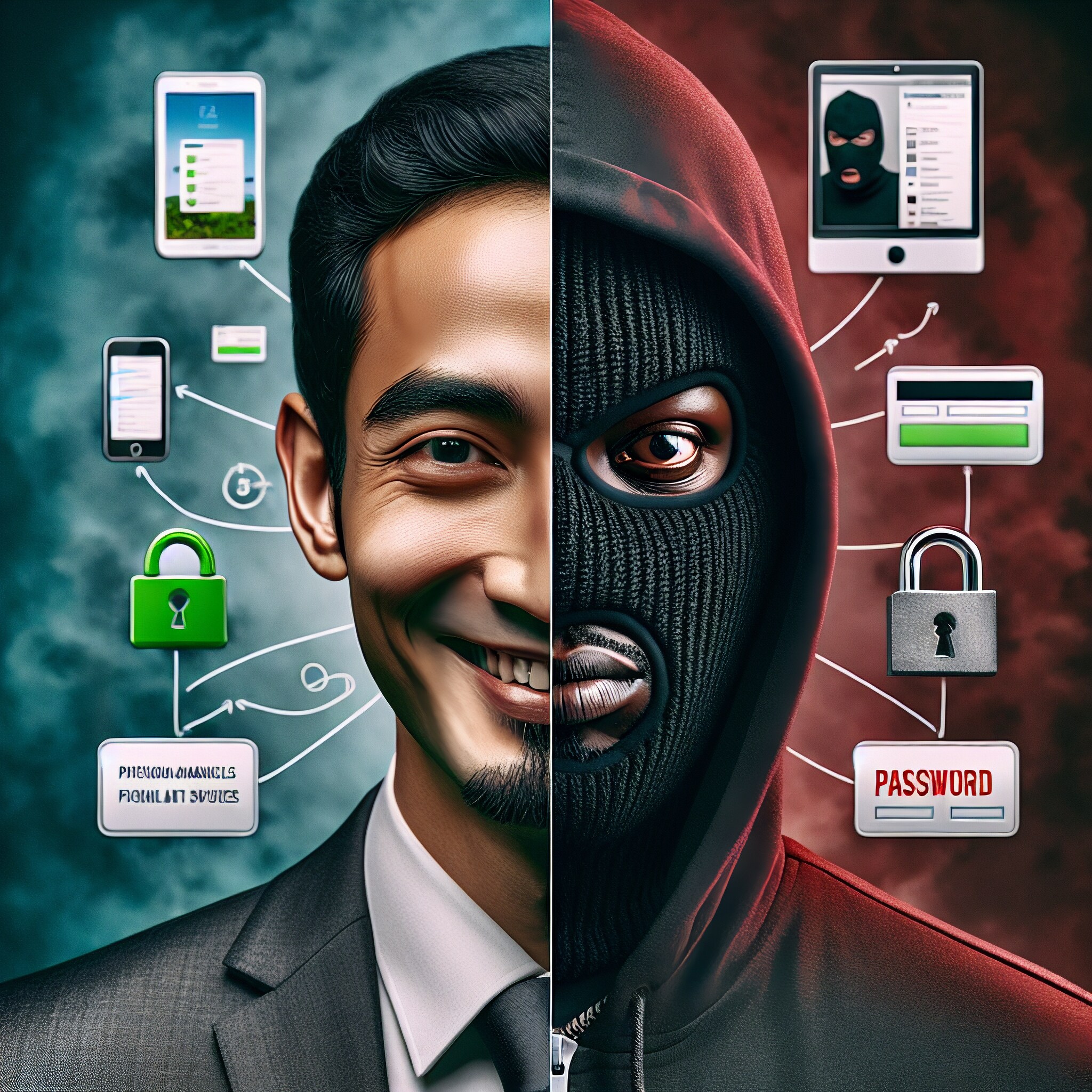 Cybersecurity: bij nog lang niet alle bedrijven staat het hoog op de agenda. Afbeelding: Shutterstock (AI)