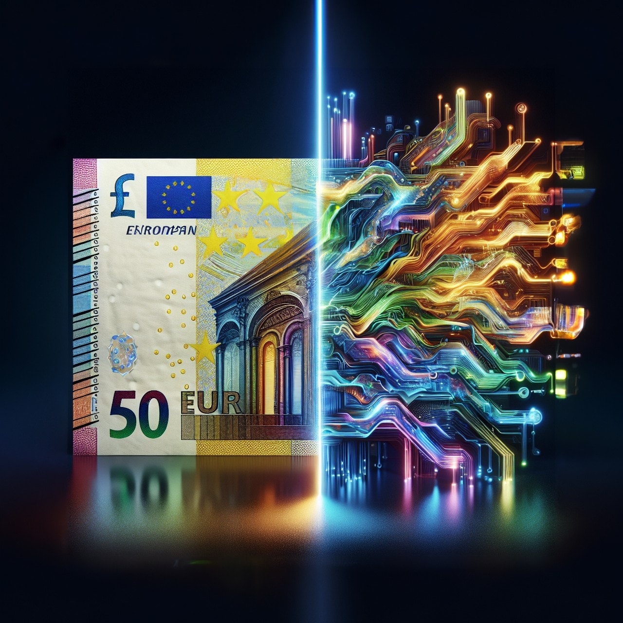 Tijd voor de digitale euro, vindt de Europese Centrale Bank. Tijd voor de digitale euro, vindt de Europese Centrale Bank. Afbeelding:  Shutterstock/AI.