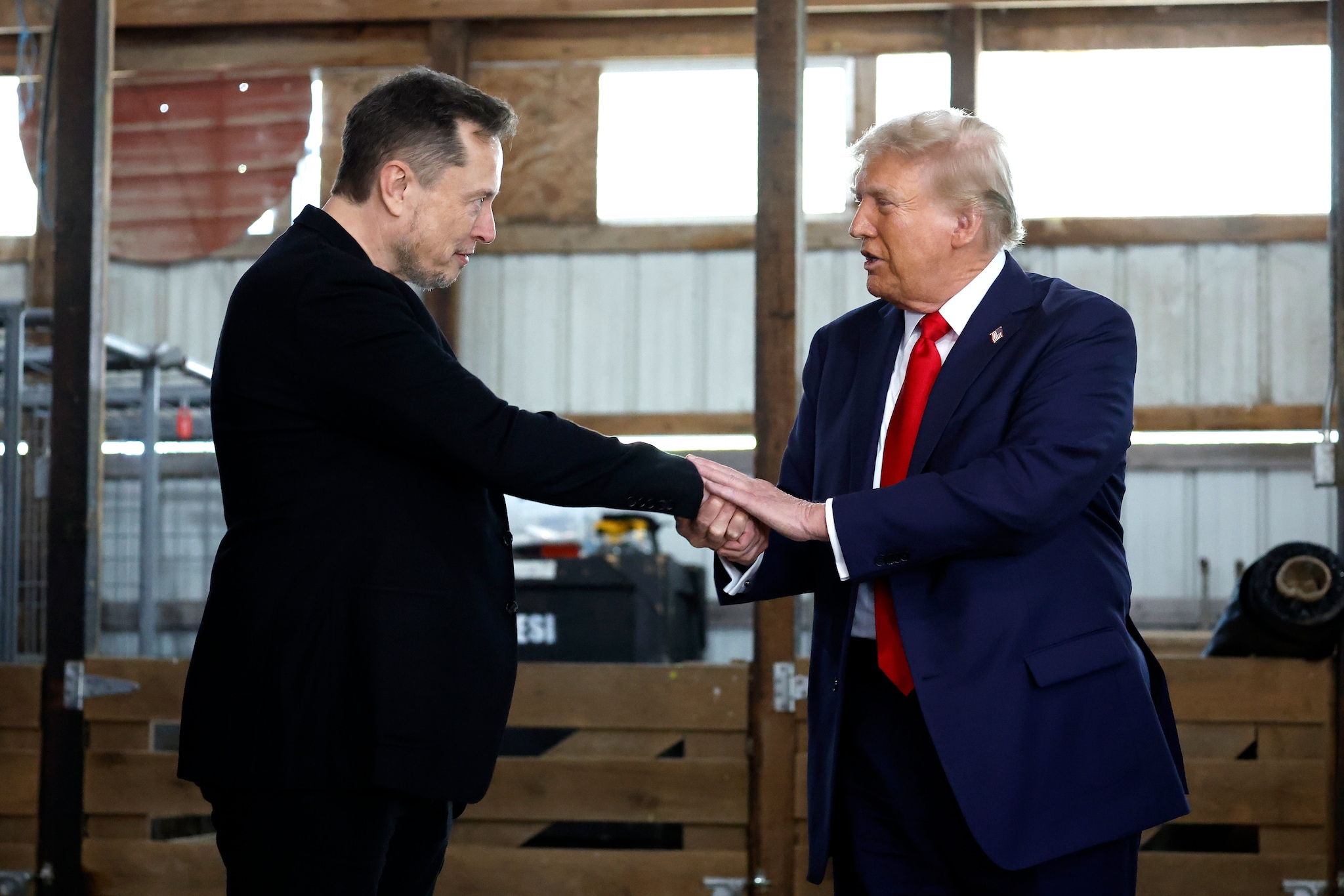 Elon Musk, Donald Trump. Foto:Getty Images