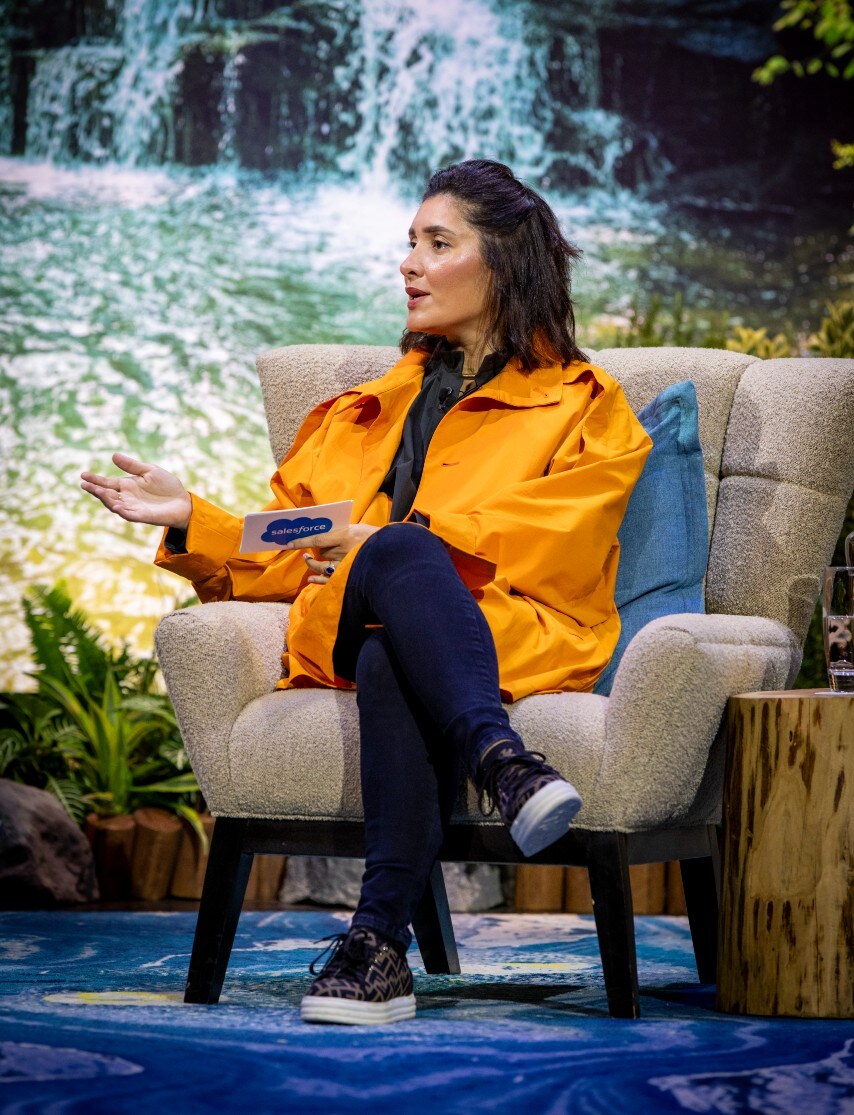 Nathalie Scardino van Salesforce. Chief People Officer van Salesforce: Nathalie Scardino.