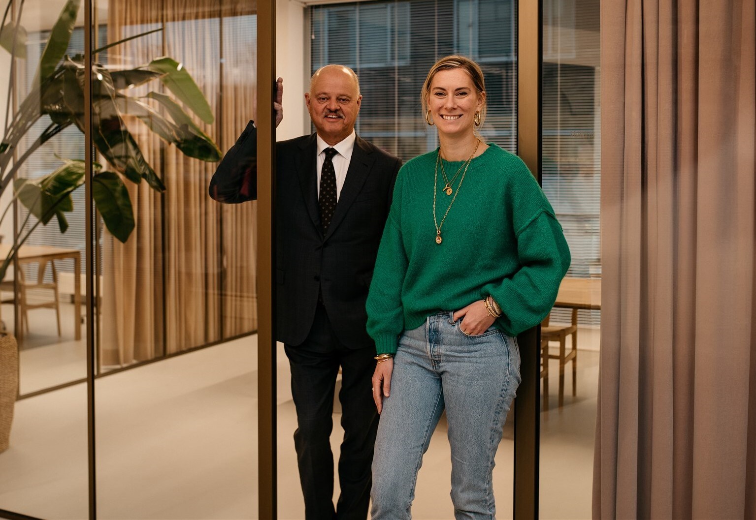 My Jewellery-oprichter Sharon Rigters en hoofddirecteur Eric Berkhof van Van Mossel Automotive Group. My Jewellery-oprichter Sharon Rigters en hoofddirecteur Eric Berkhof van Van Mossel Automotive Group.  Foto: Madeleine Bolle.