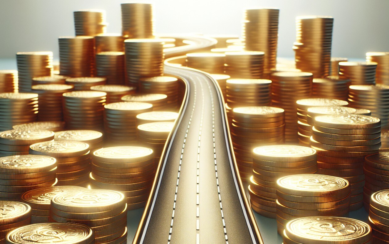 De weg van geld. Afbeelding: Shutterstock/AI.
