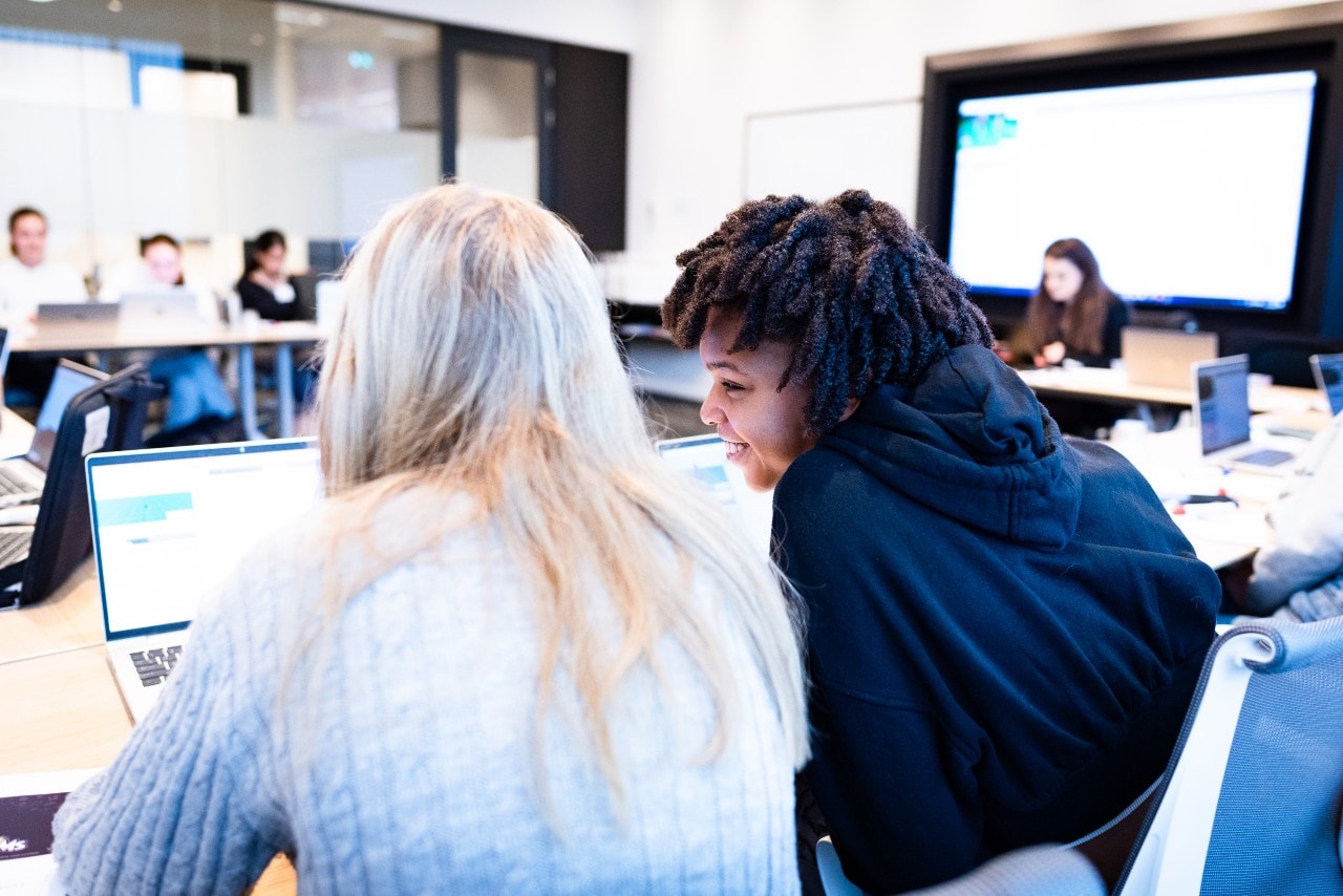 Studenten van de Oracle Academy. Foto: Vanessa van Hoof.