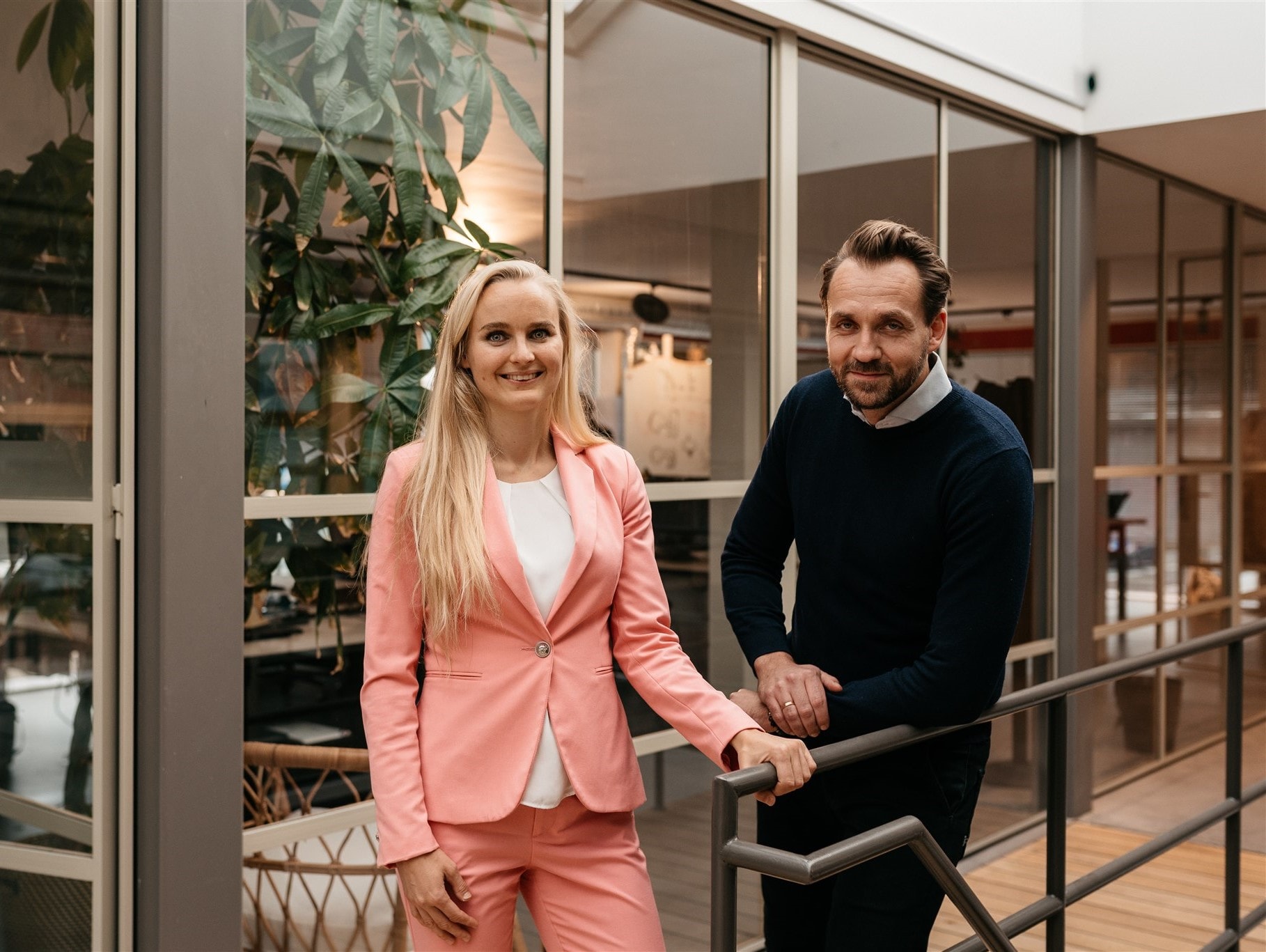 Links Josefien Groot, rechts Sander de Klerk. Beeld: Madeleine Bolle Photography Links Josefien Groot, rechts Sander de Klerk. Beeld: Madeleine Bolle Photography