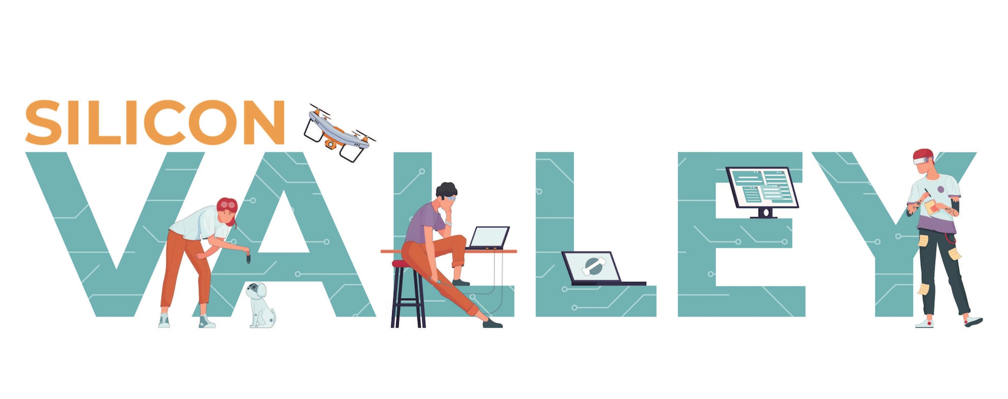 Silicon Valley Illustratie: Shutterstock