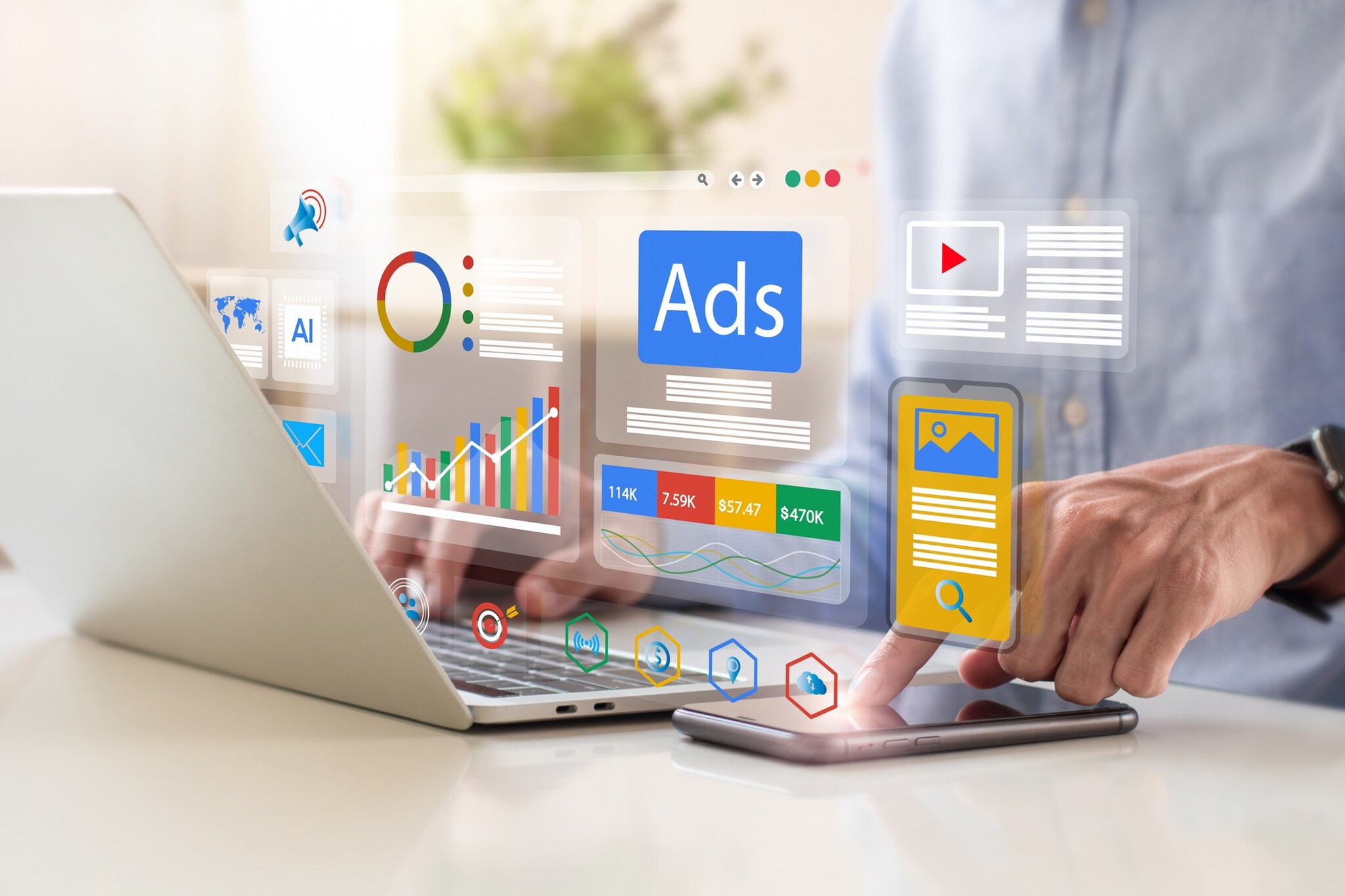 Gaat AI advertentiemarkt bepalen? Getty Images