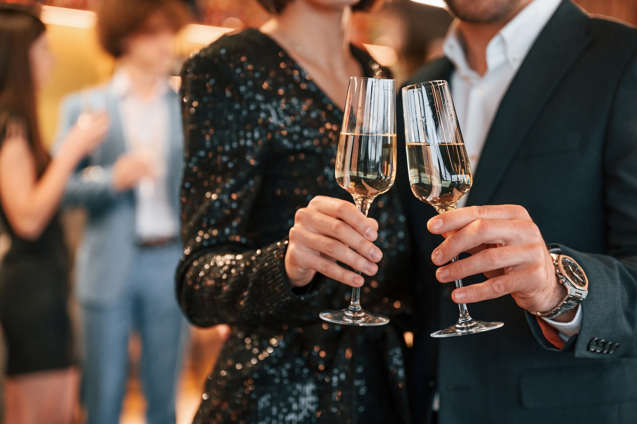 De nieuwjaarsborrel. Foto: Shutterstock Shutterstock