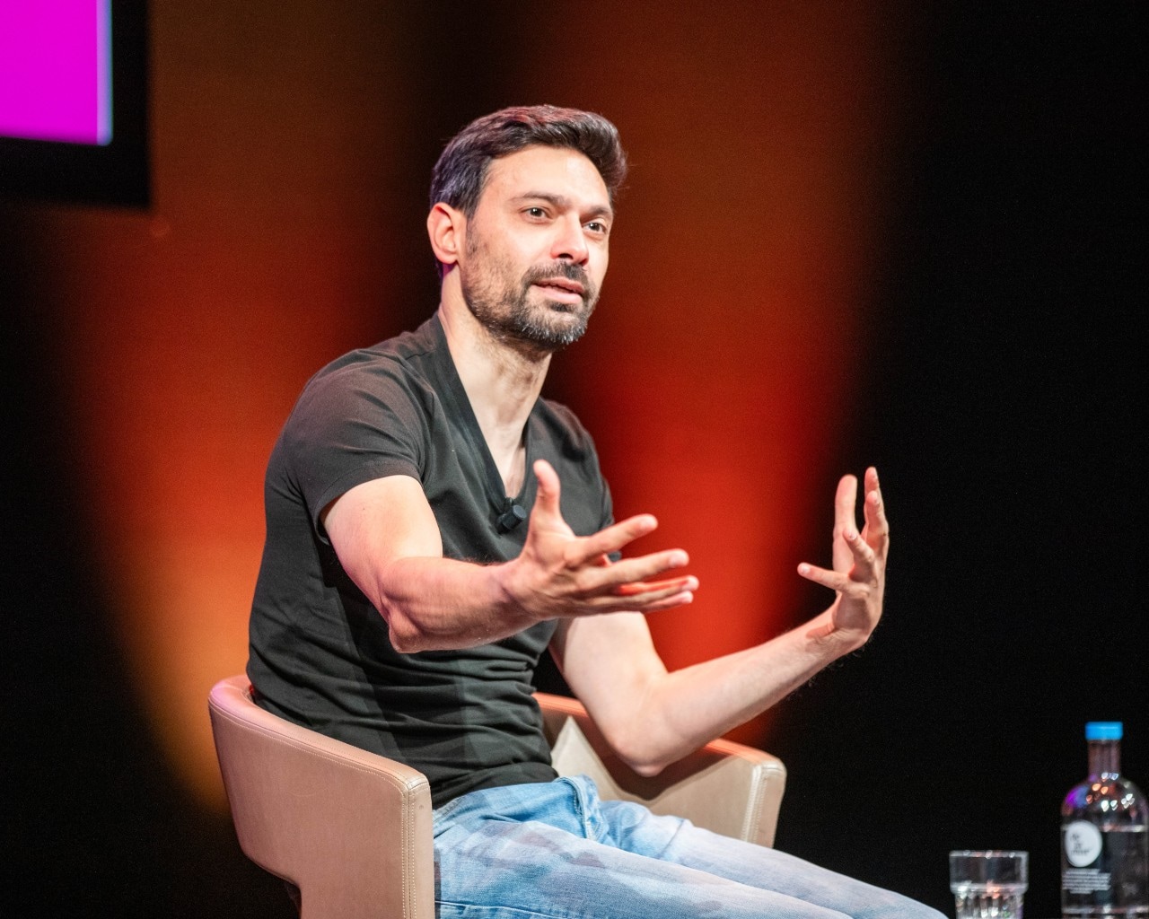 Ali Niknam, CEO van de bank bunq. Foto: ANP.