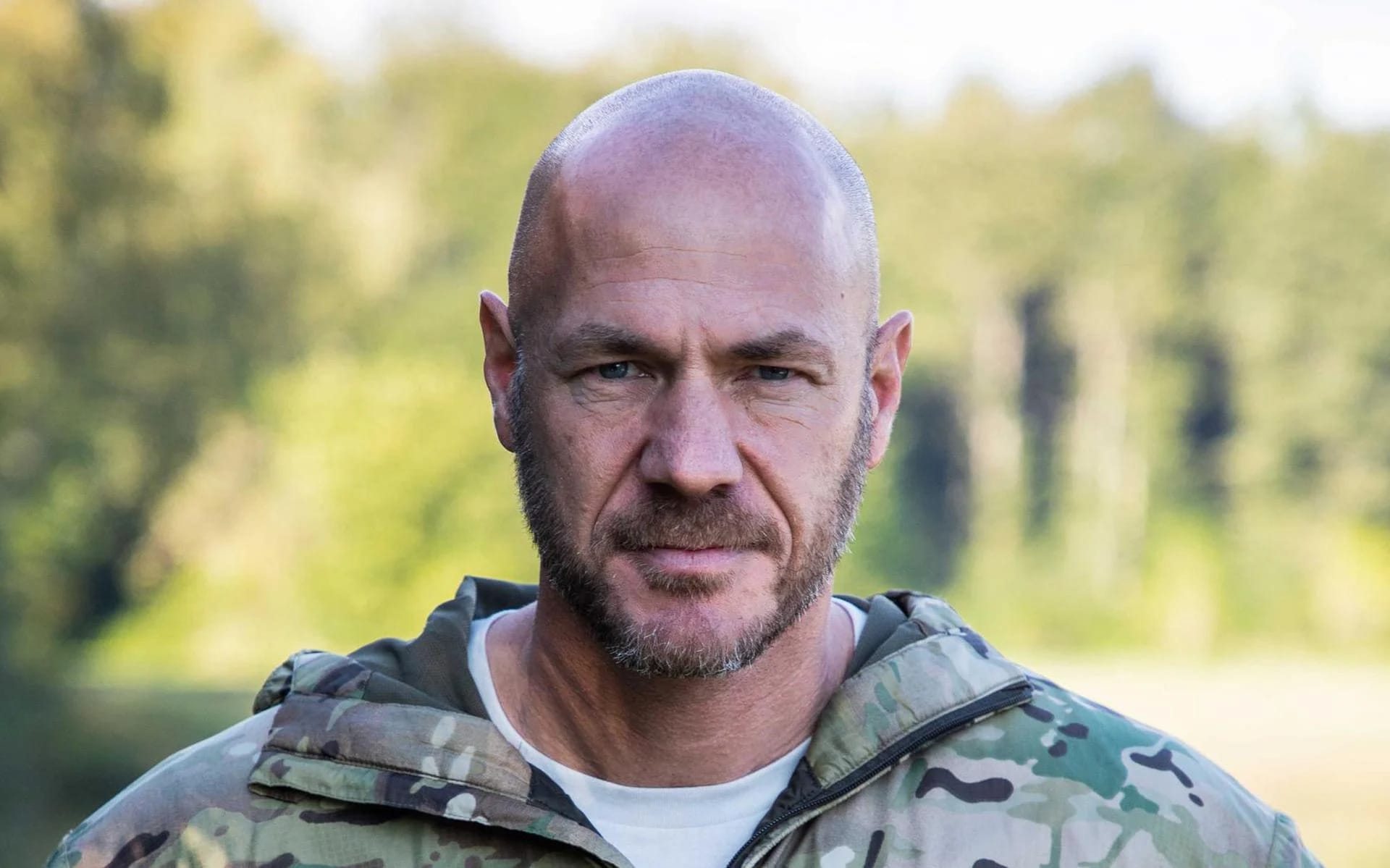 Oud-commando Ray Klaassens, onder meer bekend van Wie is de mol. Sprekershuys