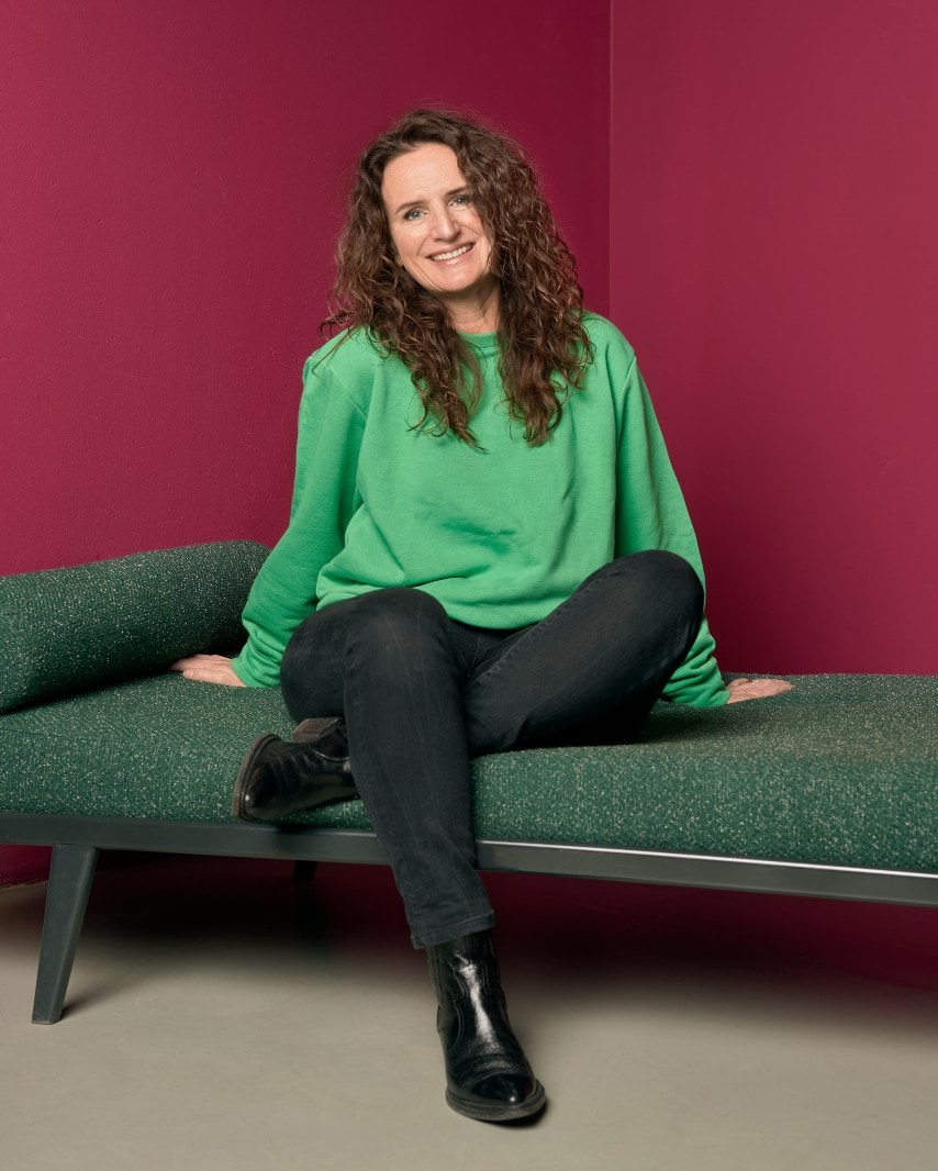 Marion Koopman, The Social Hub. Marion Koopman: ‘Groei is altijd ons streven geweest en dat blijft het. Maar groei is meer dan alleen uitbreiding. Het gaat ook om kwalitatieve en inhoudelijke groei op de bestaande locaties’. Foto: Rachel Ecclestone.