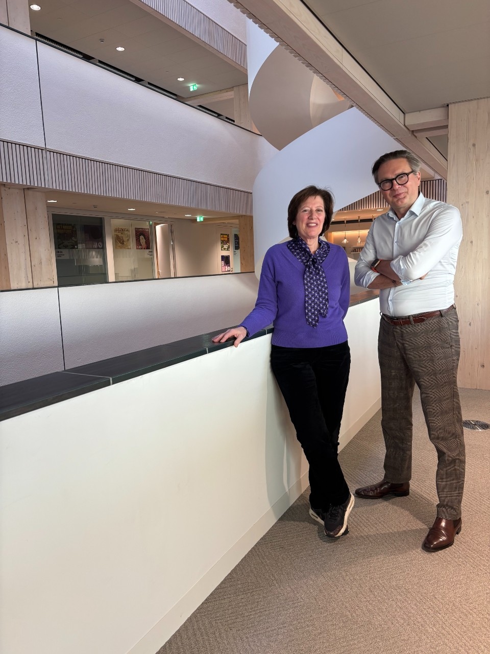 Ariane Volz en Ronald van der Aart, communicatie-experts. Ariane Volz en Ronald van der Aart.