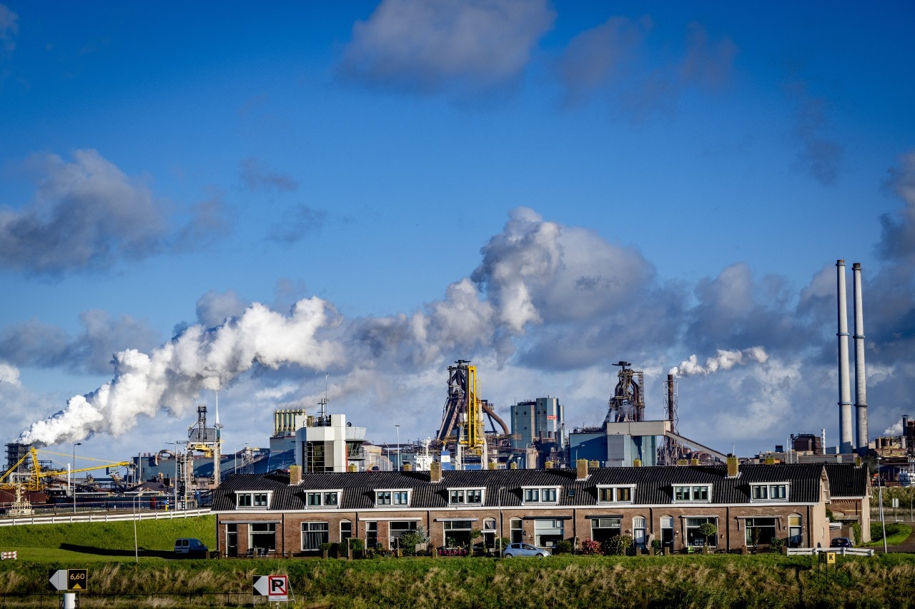 Tata Steel in IJmuiden. Tata Steel in IJmuiden. Foto: ANP