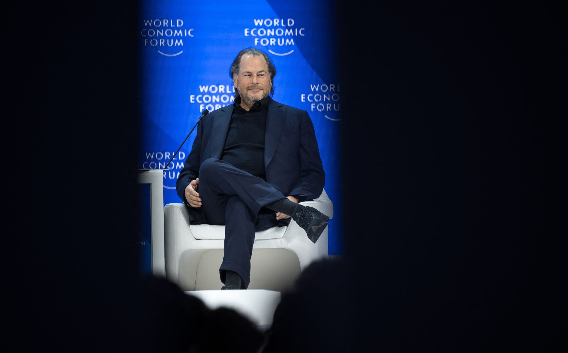 Salesforce CEO Marc Benioff. Salesforce-CEO Marc Benioff. Foto: ANP/AFP