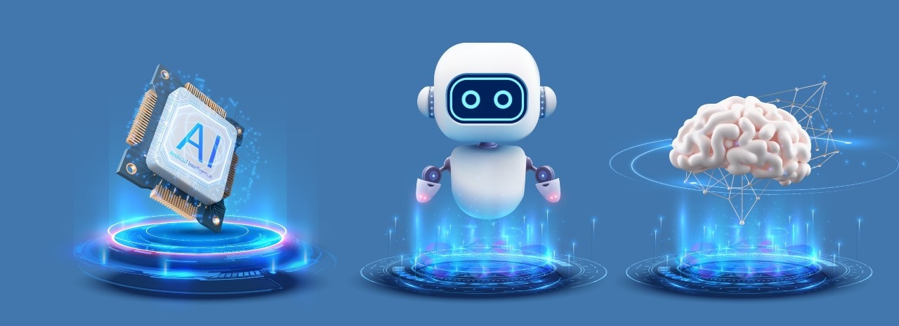 Technologie, AI, robot, mens, de toekomst. Afbeelding: Shutterstock