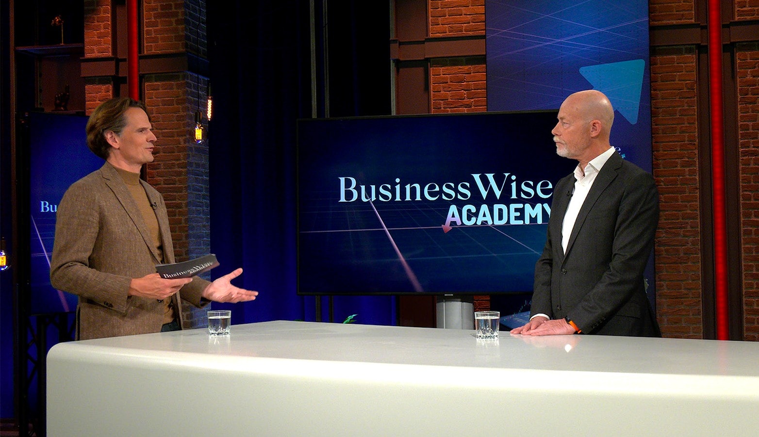 Gerben van Driel en Corné van Zeijl in BusinessWise Academy. Gerben van Driel en Corné van Zeijl in BusinessWise Academy.