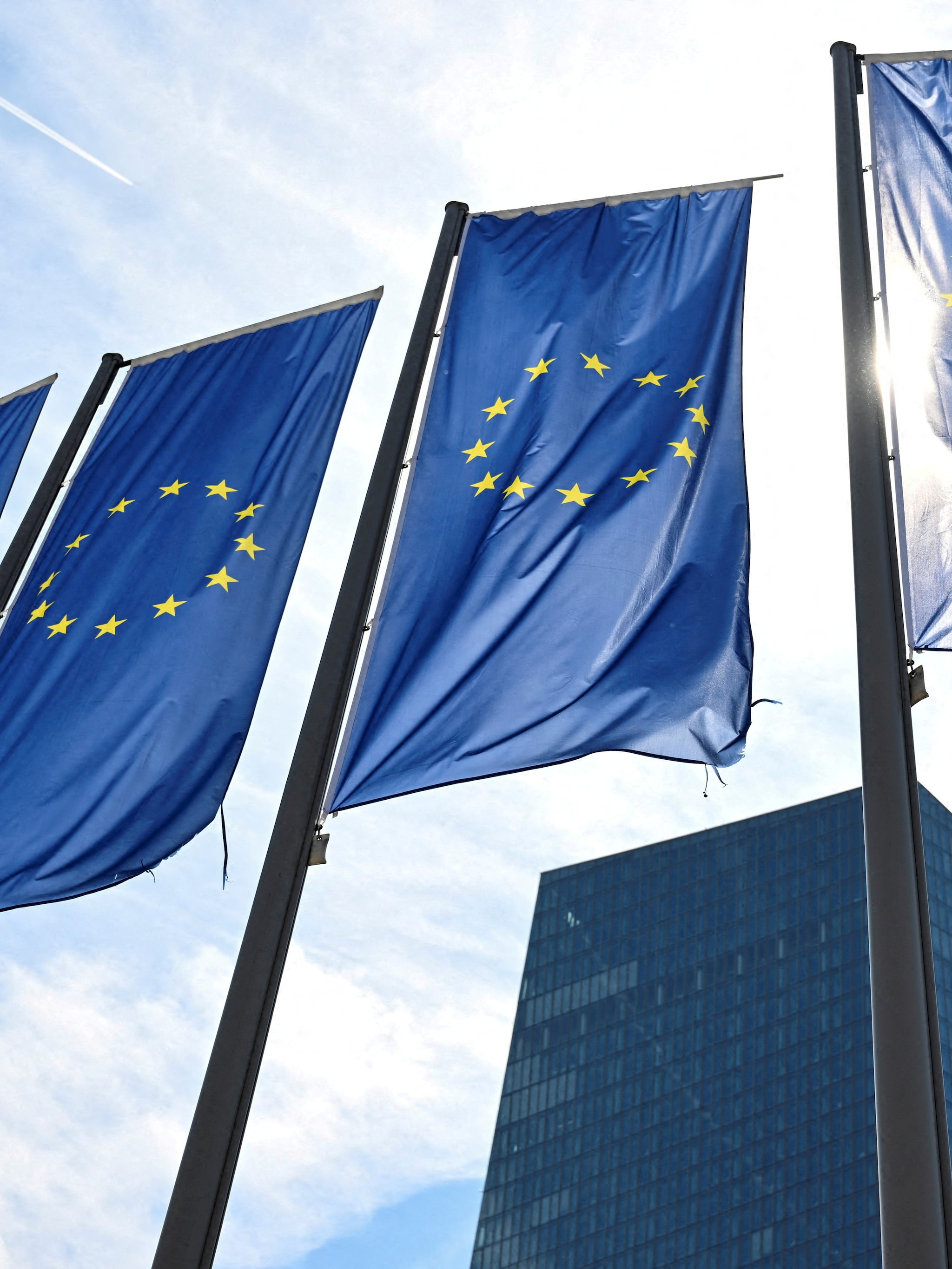 economische groei stagneert ecb past verwachtingen aan