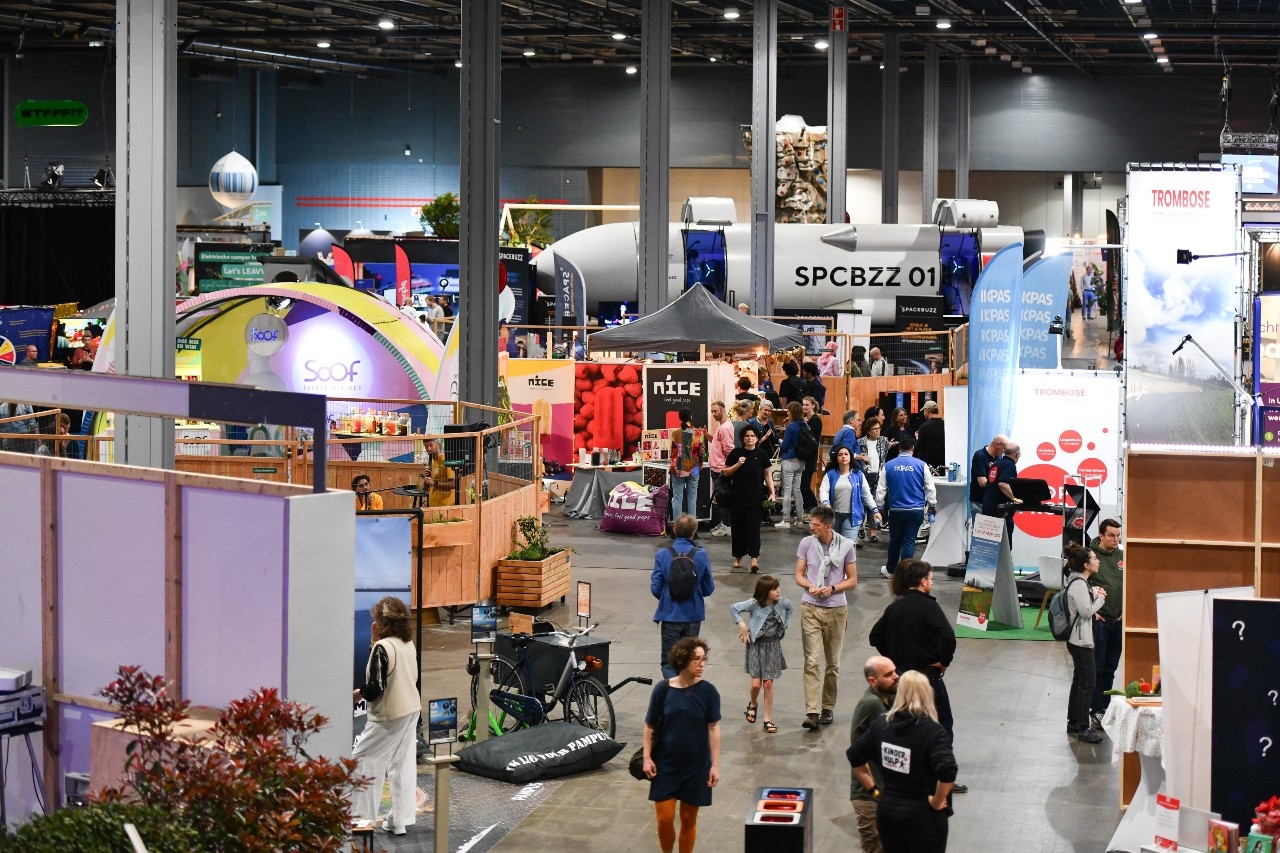 Impact Fair in de Jaarbeurs. De Impact Fair in de Jaarbeurs.