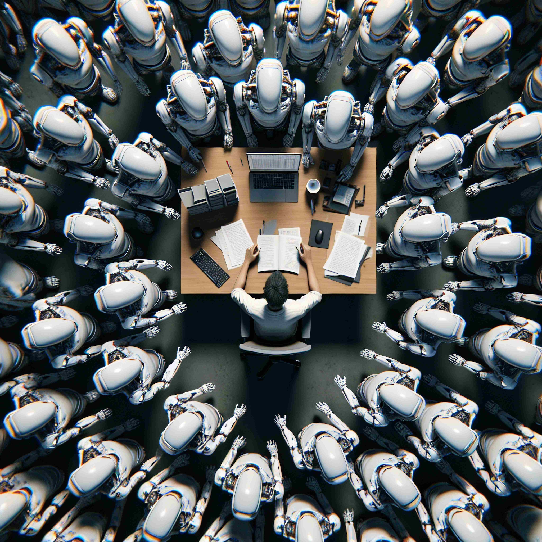 AI, robotisering en... de mens dan? AI-afbeelding: Shutterstock.