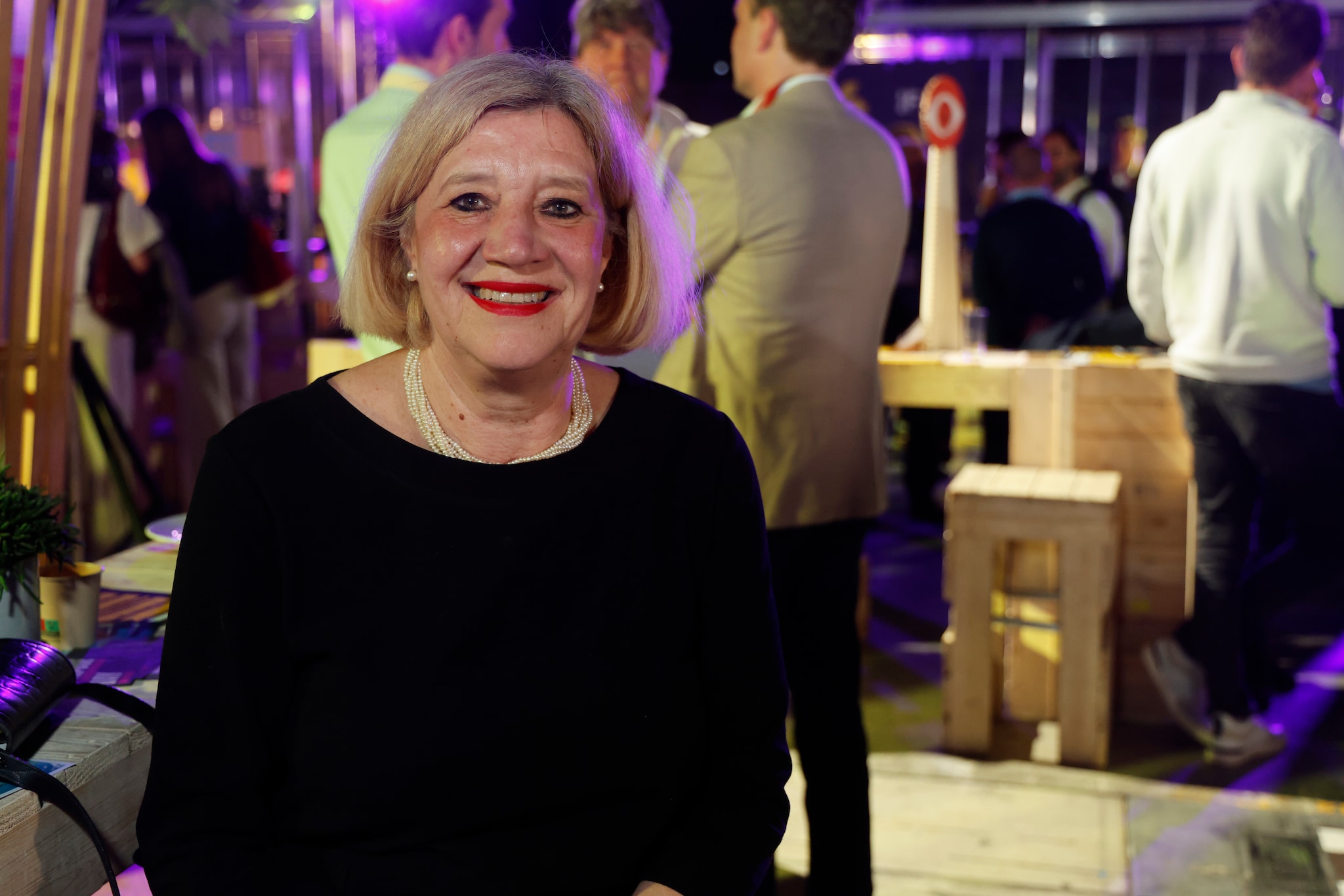 Pauline Bieringa, managing director Triodos Bank, tijdens de Impact Fair in Utrecht. Beeld: Ruud Voest Pauline Bieringa, managing director Triodos Bank, tijdens de Impact Fair in Utrecht. Foto: Ruud Voest