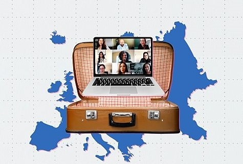 Workation. Afbeelding: Euronews
