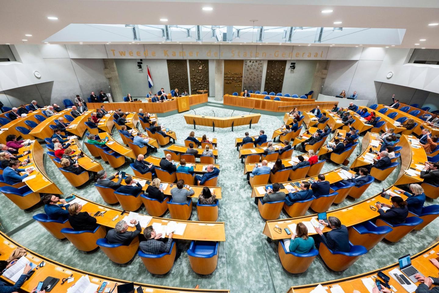 Tweede Kamer. De Tweede Kamer. Foto: ANP