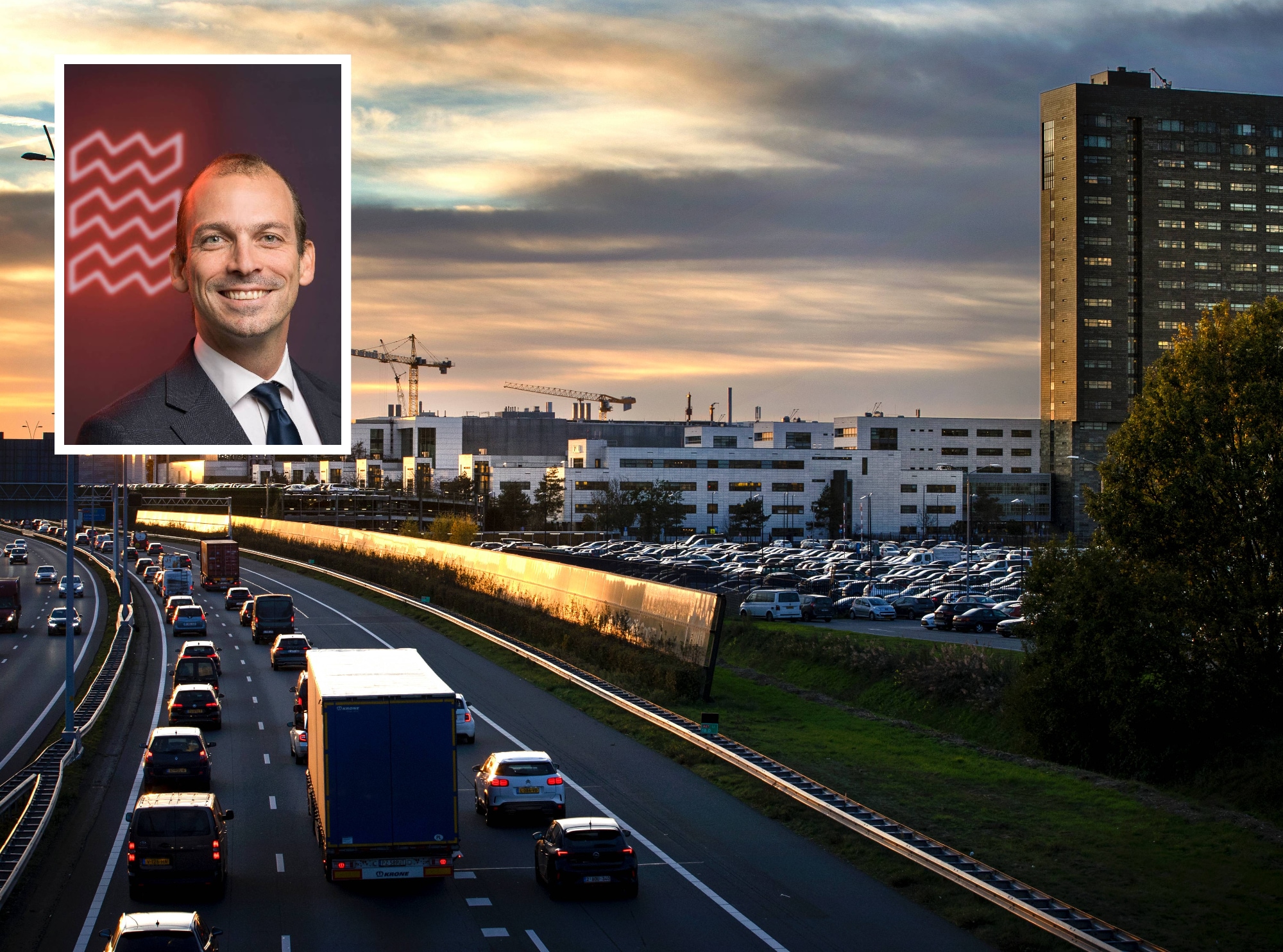 #nlbeeld# Veldhoven, Zicht op ASMLEEN OPDRACHT / (inzet: Wethouder Stijn Steenbakkers (CDA) / Serie Afgekocht - Eindhoven-ED2022-16215-De Biomassacentrale Strijp-T.EEN ODPRACHT) Rene Manders/DCI Media / (inzet: gemeente Eindhoven / Juan Vrijdag / DCI Media)