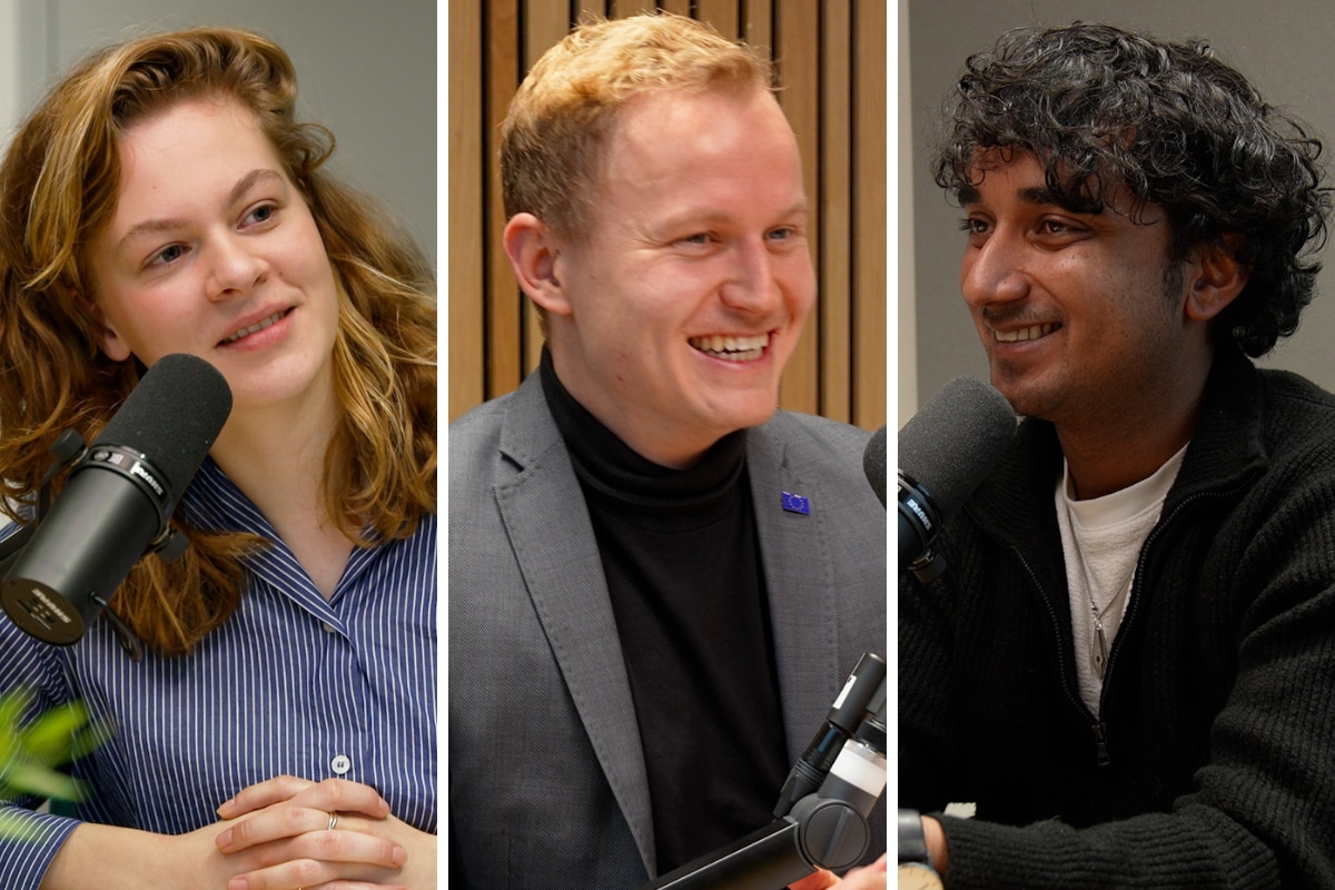 Mirthe Westrik, Werner Schouten en Tahrim Ramdjan in Hoe overleef ik werken met Gen Z. Beeld: BusinessWise Mirthe Westrik, Werner Schouten en Tahrim Ramdjan hoor je in deze aflevering van ‘Hoe overleef ik werken met Gen Z’.
