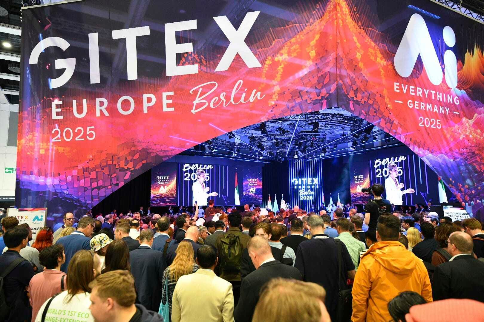 De Gitex beurs in Berlijn. Foto: AP De Gitex beurs in Berlijn. AP