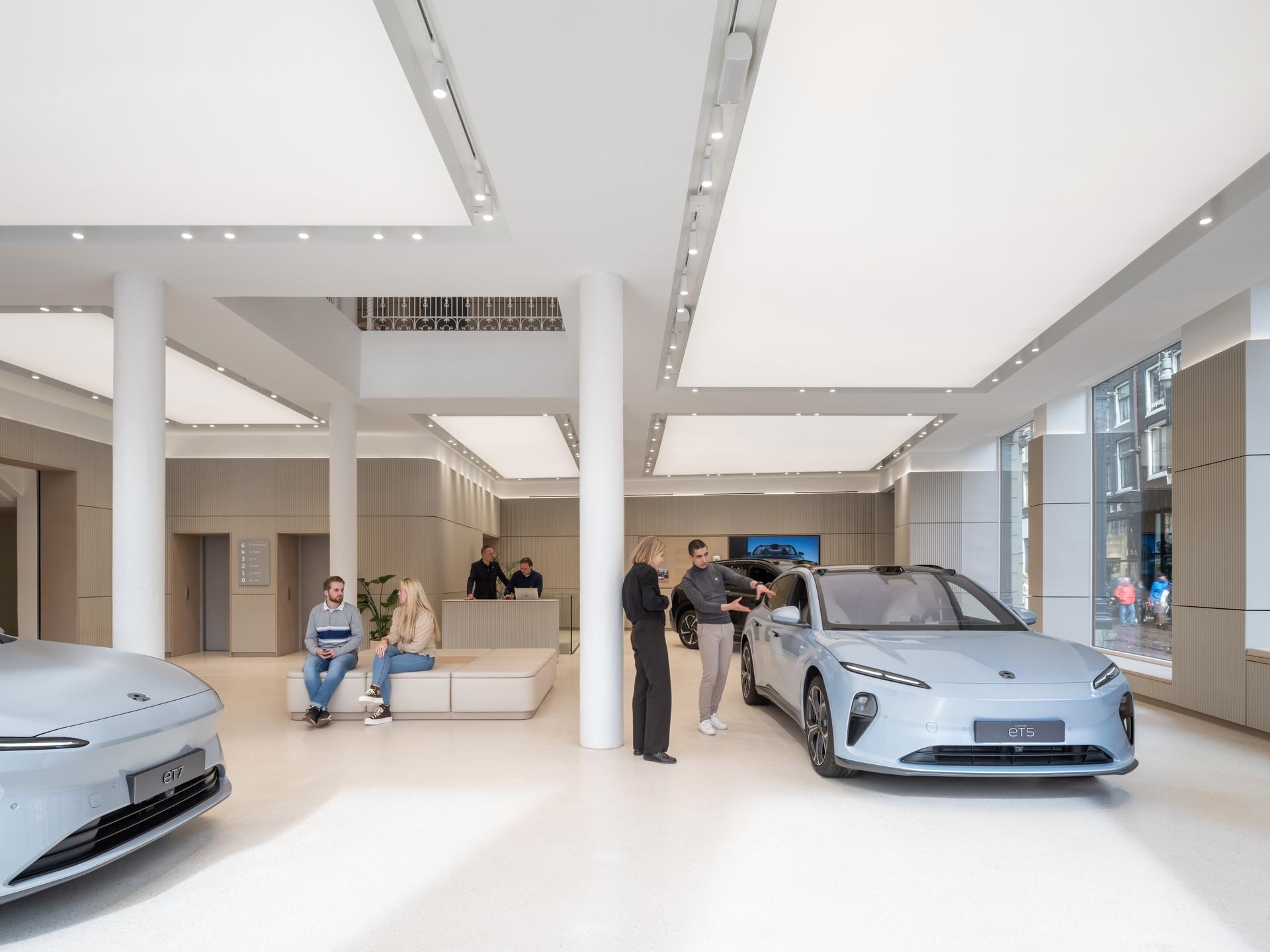 In het NIO House in Amsterdam. Beeld: NIO In het NIO House in Amsterdam. Beeld: NIO