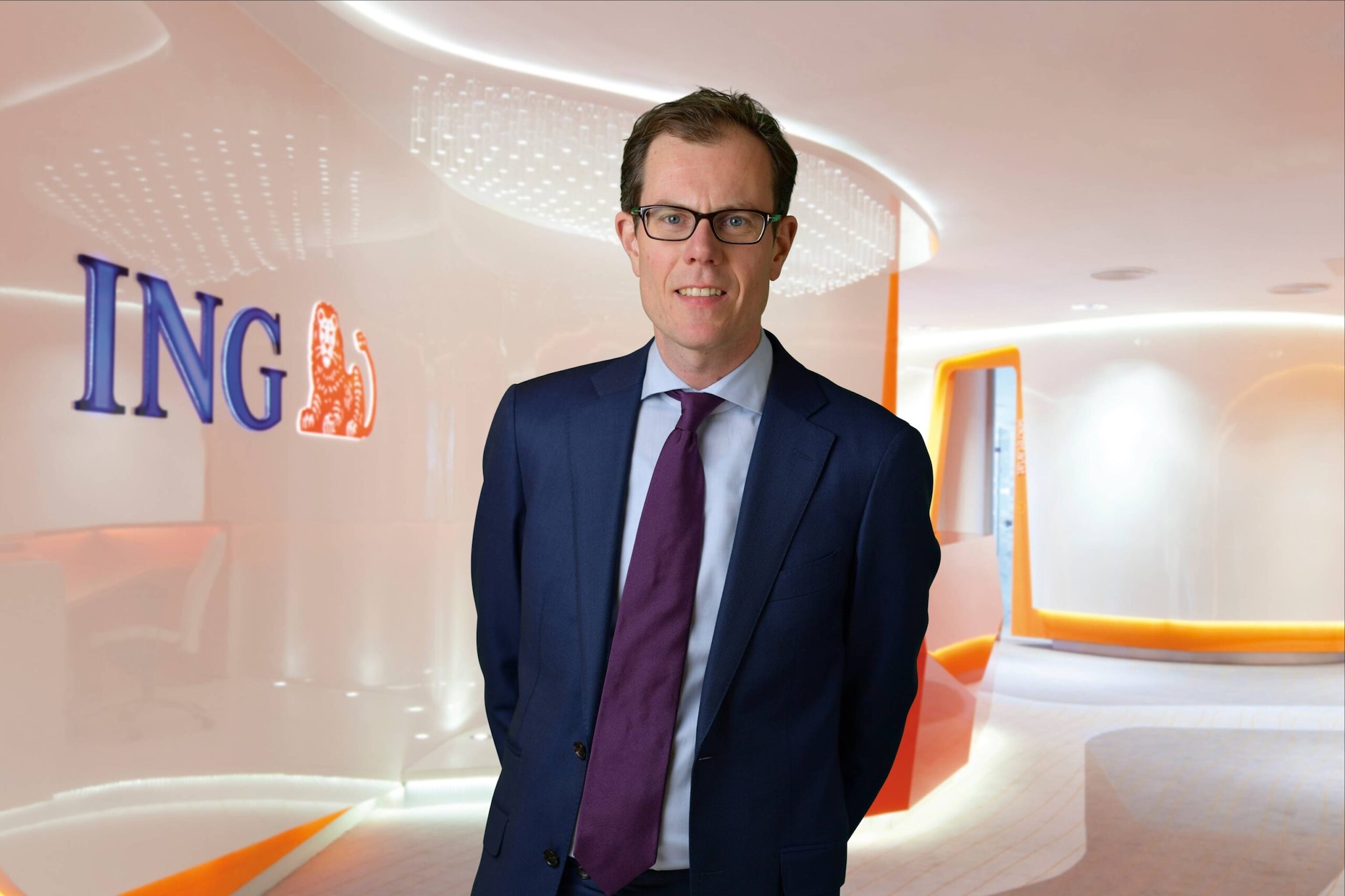 Sector Banker Sjuk Akkerman van de ING. Sector Banker Sjuk Akkerman van de ING. Foto: ING.