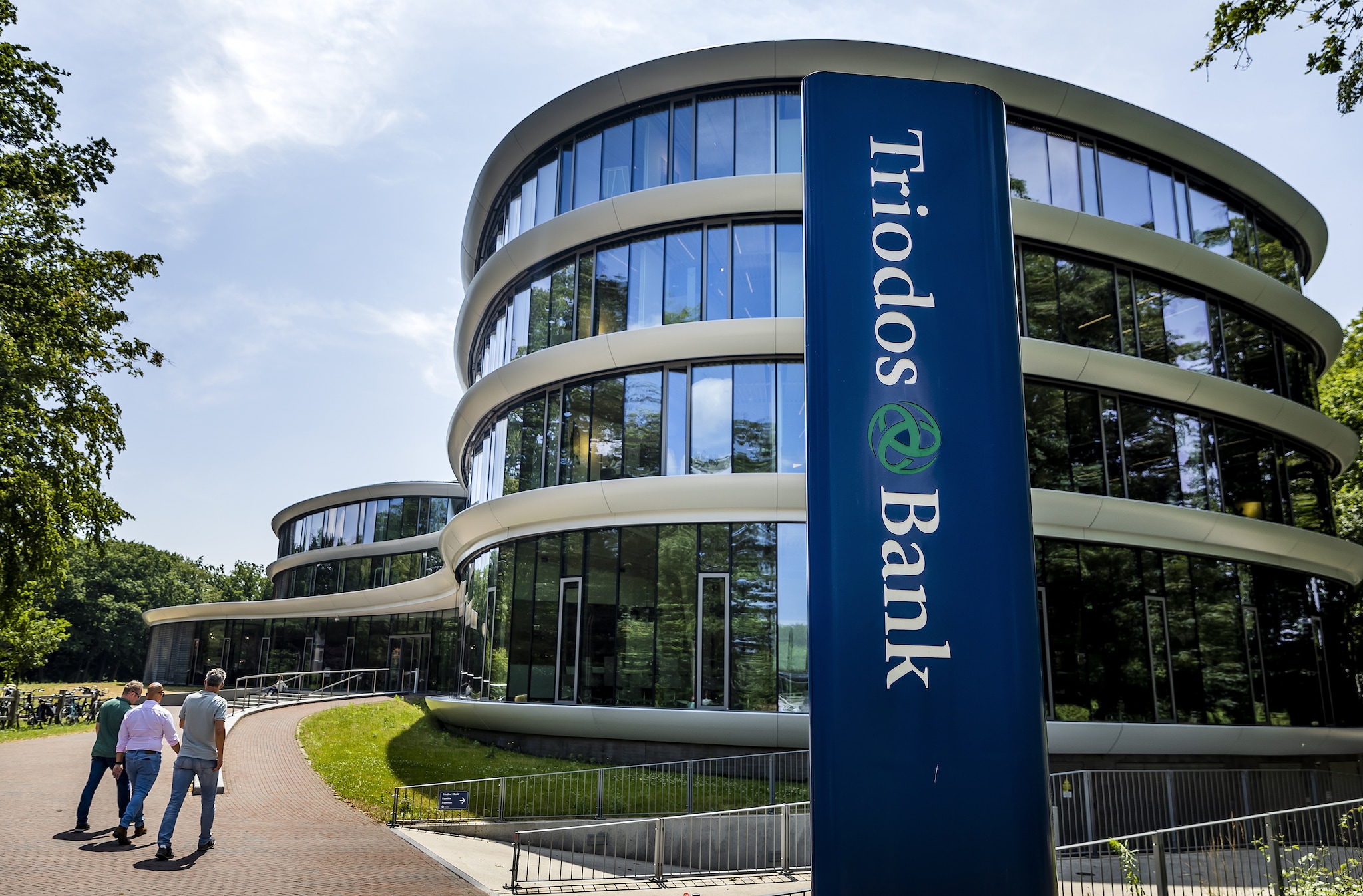 Het hoofdkantoor van de op duurzaamheid gerichte Triodos Bank. Het hoofdkantoor van de op duurzaamheid gerichte Triodos Bank. Foto: ANP.