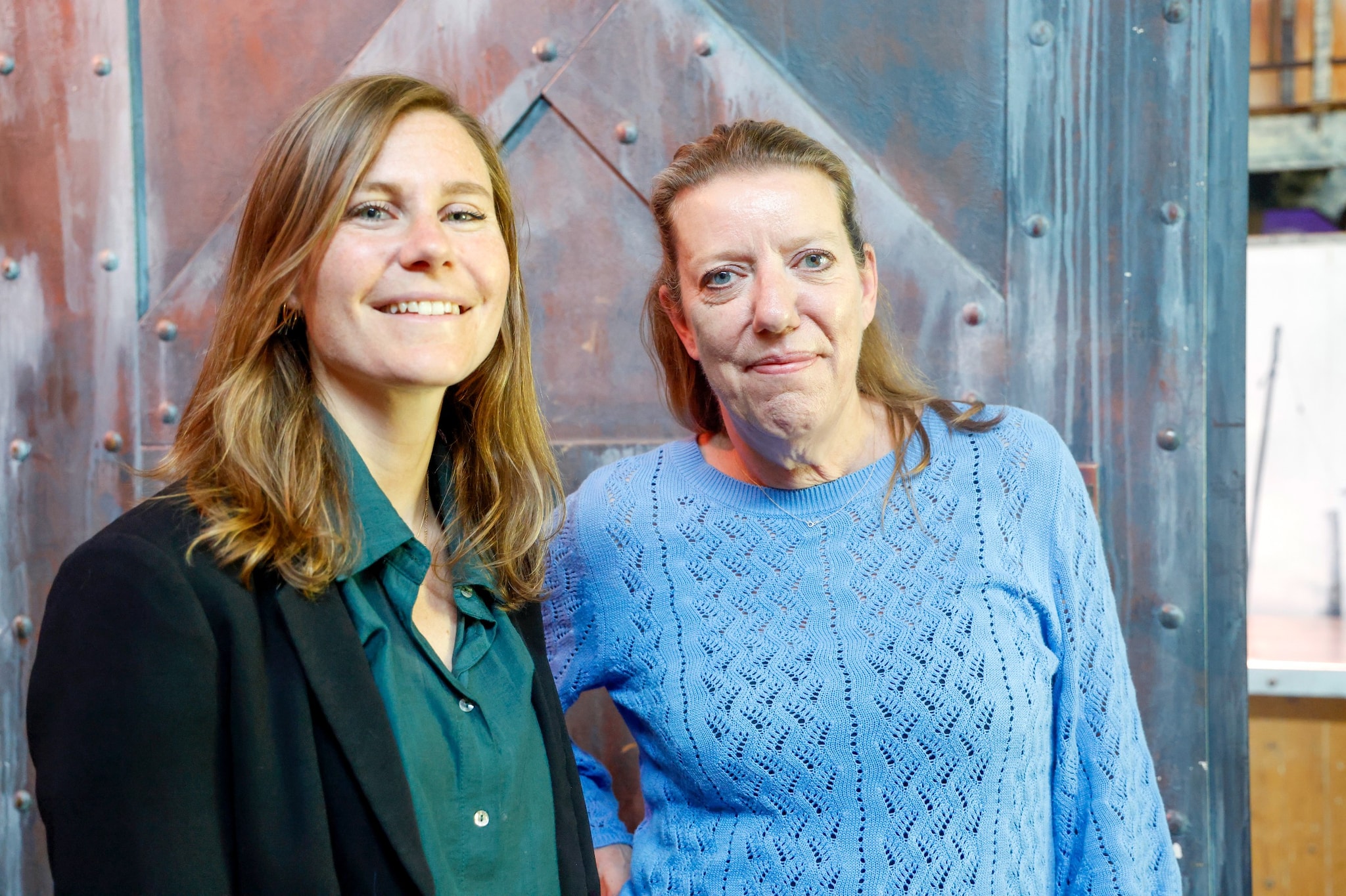 Inge ter Laak en Mylene Samuels van ABN AMRO. Inge ter Laak en Mylene Samuels, sociaal psychologen bij ABN AMRO. Foto: Ruud Voest.