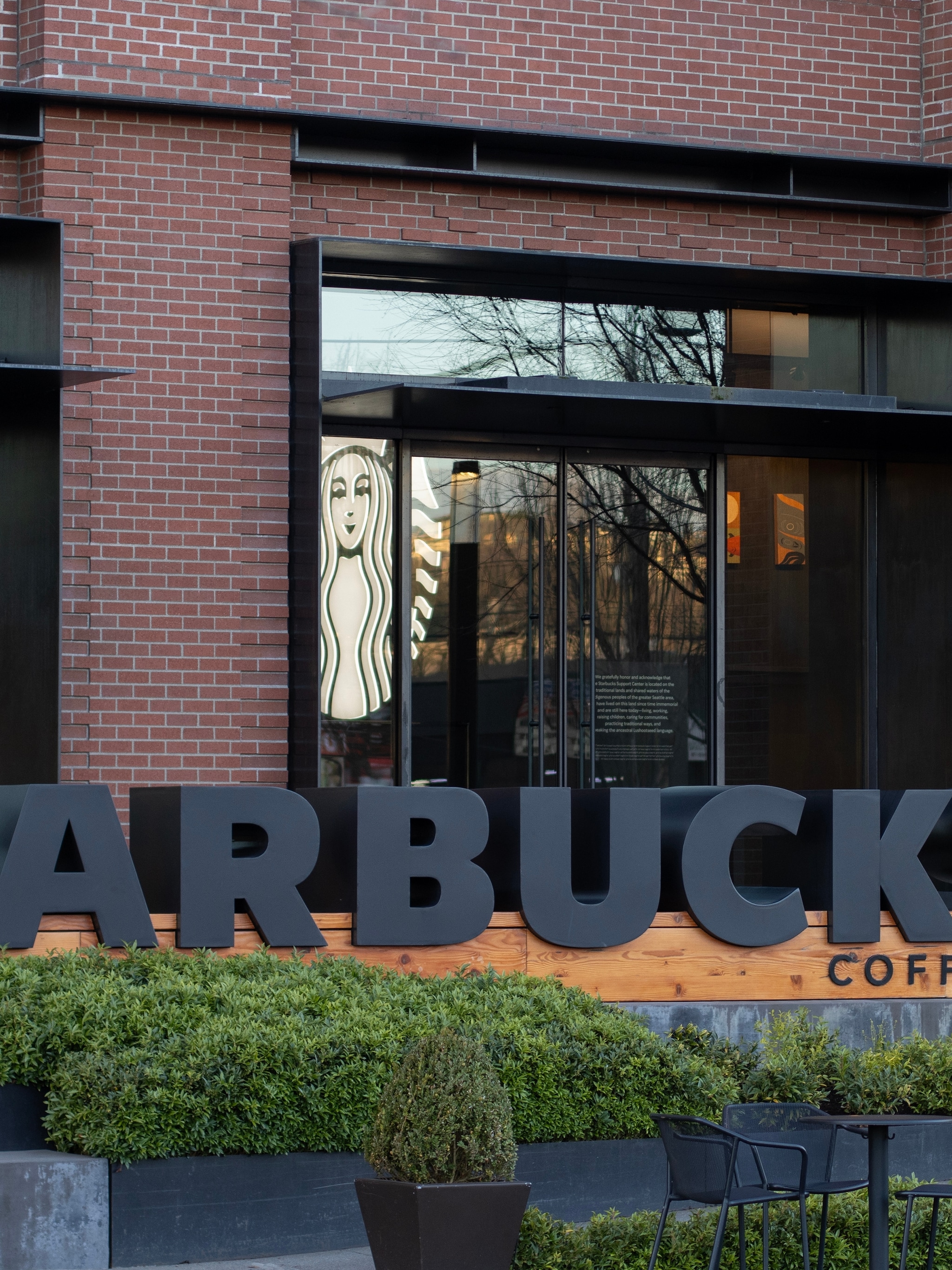 starbucks personeel thuis naar kantoor